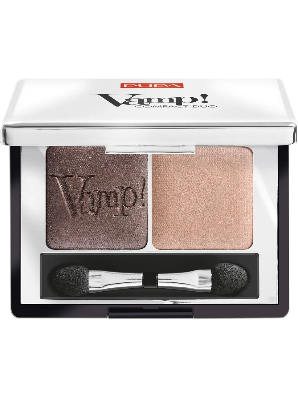 Тени компактные для век Pupa Vamp, двойные, тон: 004, 2.2 г