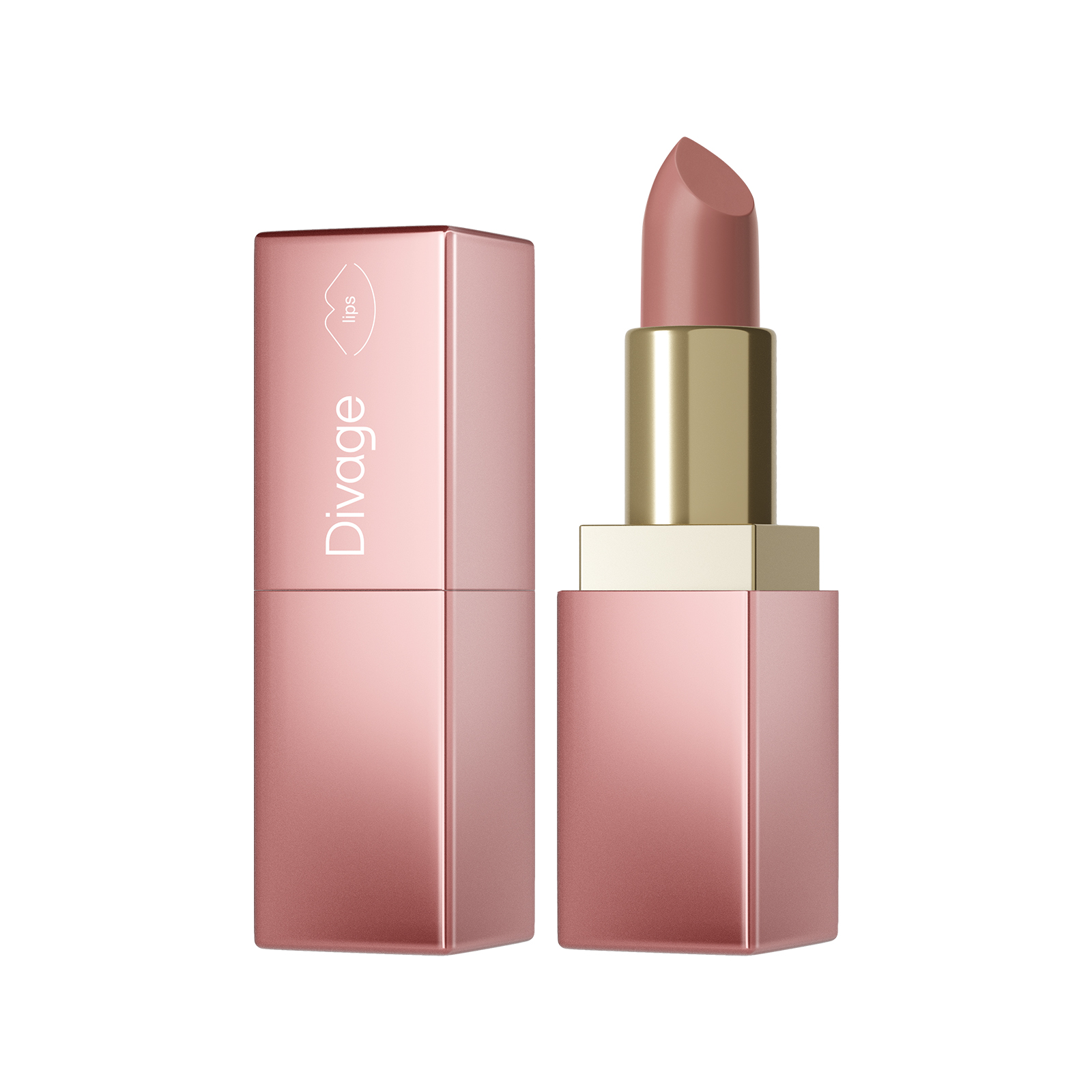 Помада для губ Divage Matte Sensuality Lipstick Тон 05 карамельный нюд