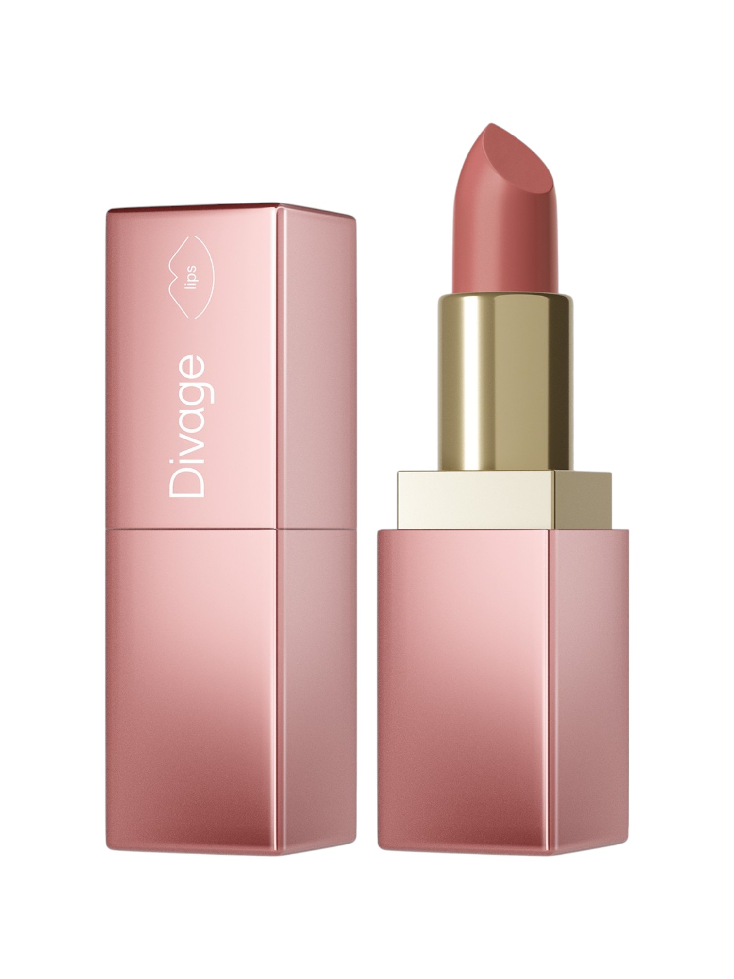 Помада для губ Divage Matte Sensuality Lipstick, тон: 06 персиково-розовый, 4г