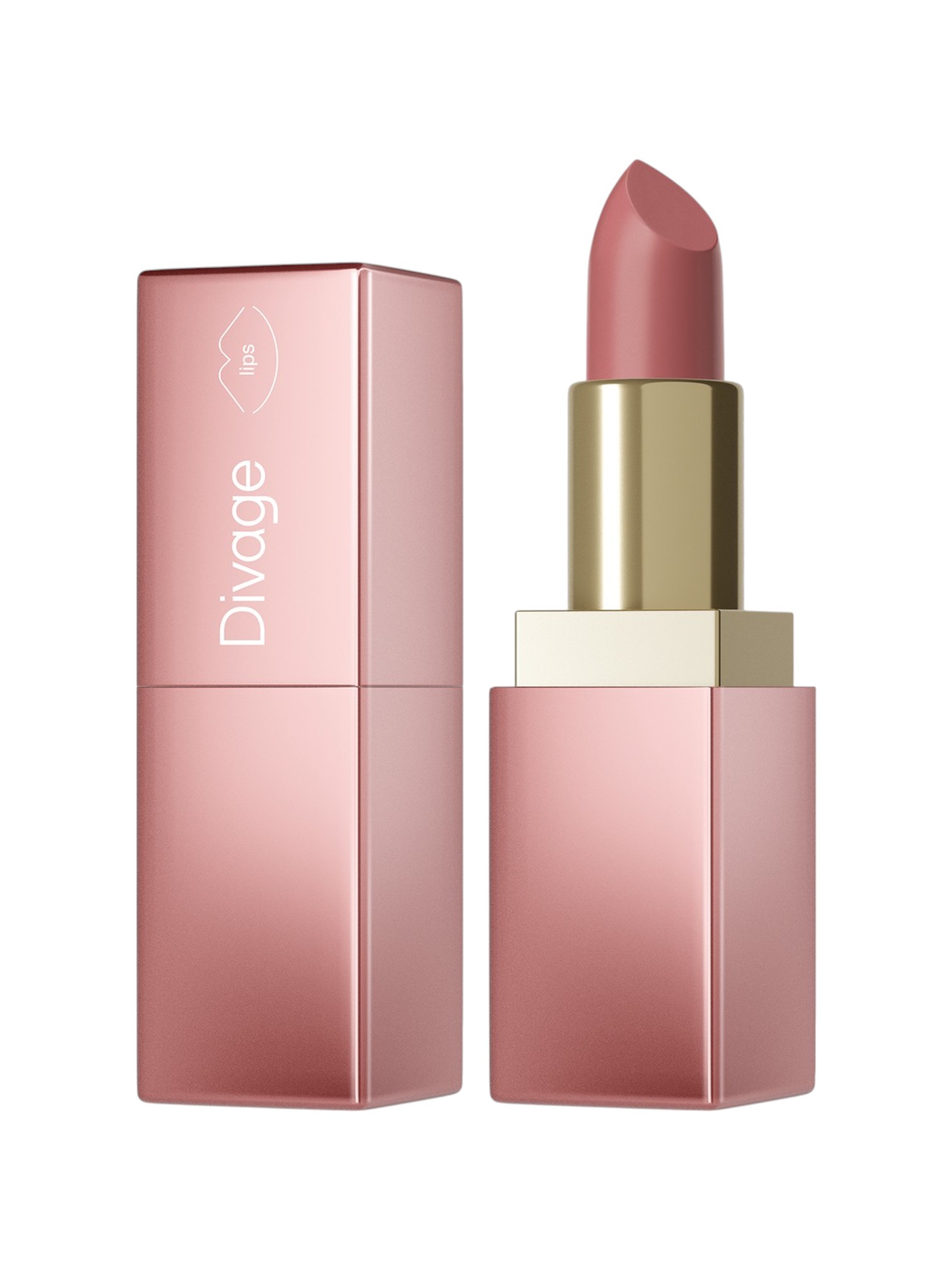 Помада для губ Divage Matte Sensuality Lipstick, тон: 07 пыльный розовый, 4г