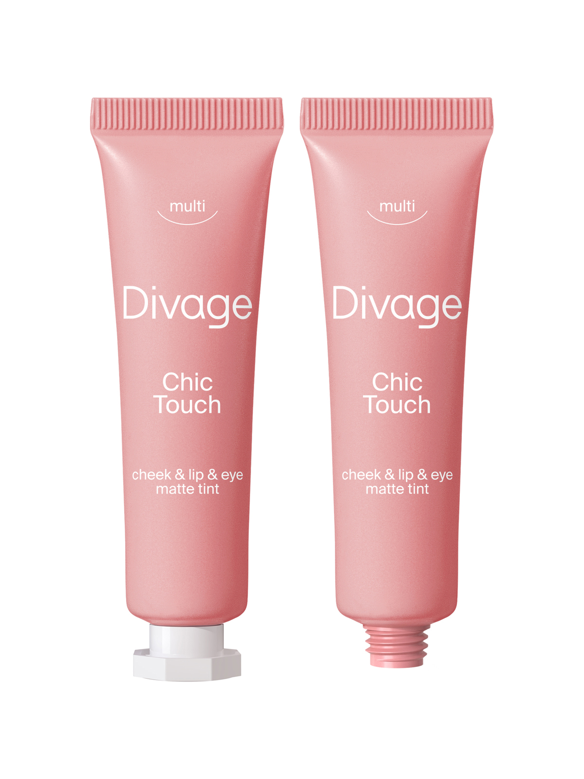 Многофункциональный матовый тинт Divage Chic Touch Matte Tint, тон: 03 персиково-розовый, 11мл