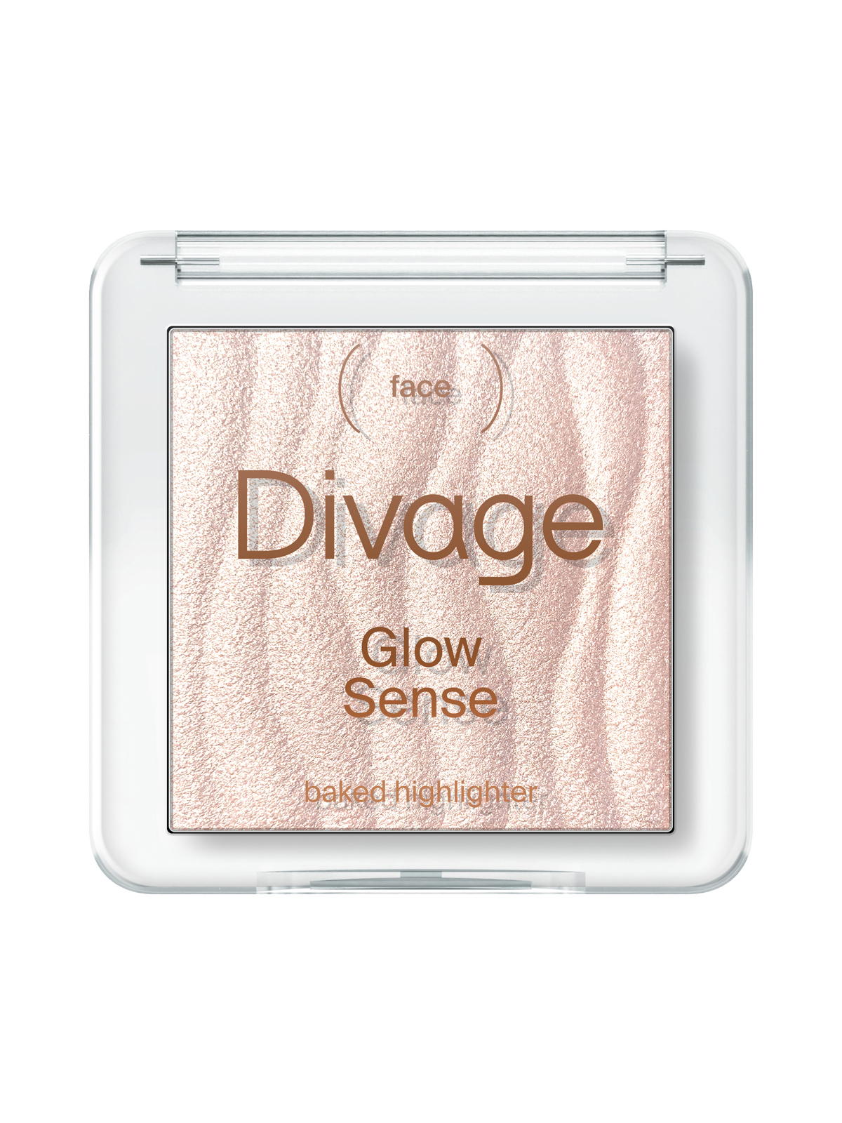 Divage Хайлайтер для лица запеченый Чувство сияния Glow Sense Baked HighlighterТон 02 розовое сияние