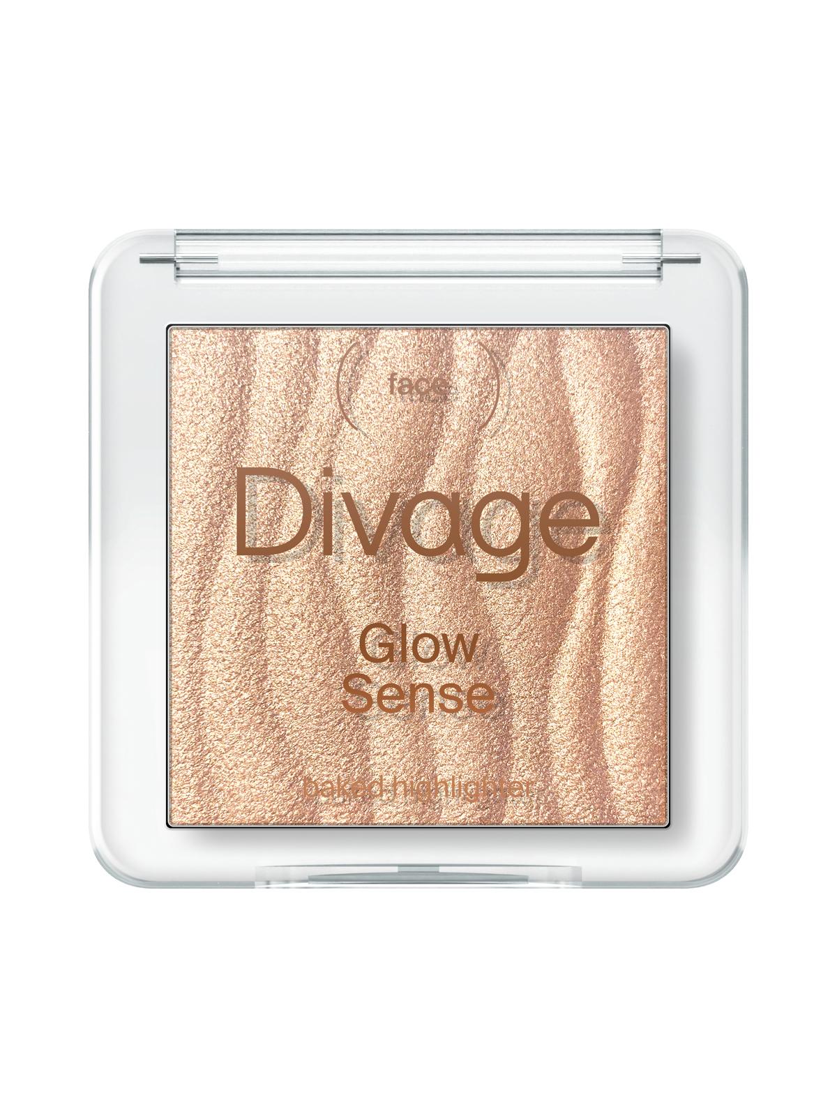 Divage Хайлайтер для лица запеченый Чувство сияния Glow Sense Baked Highlighter Тон 03 бронзовое сияние