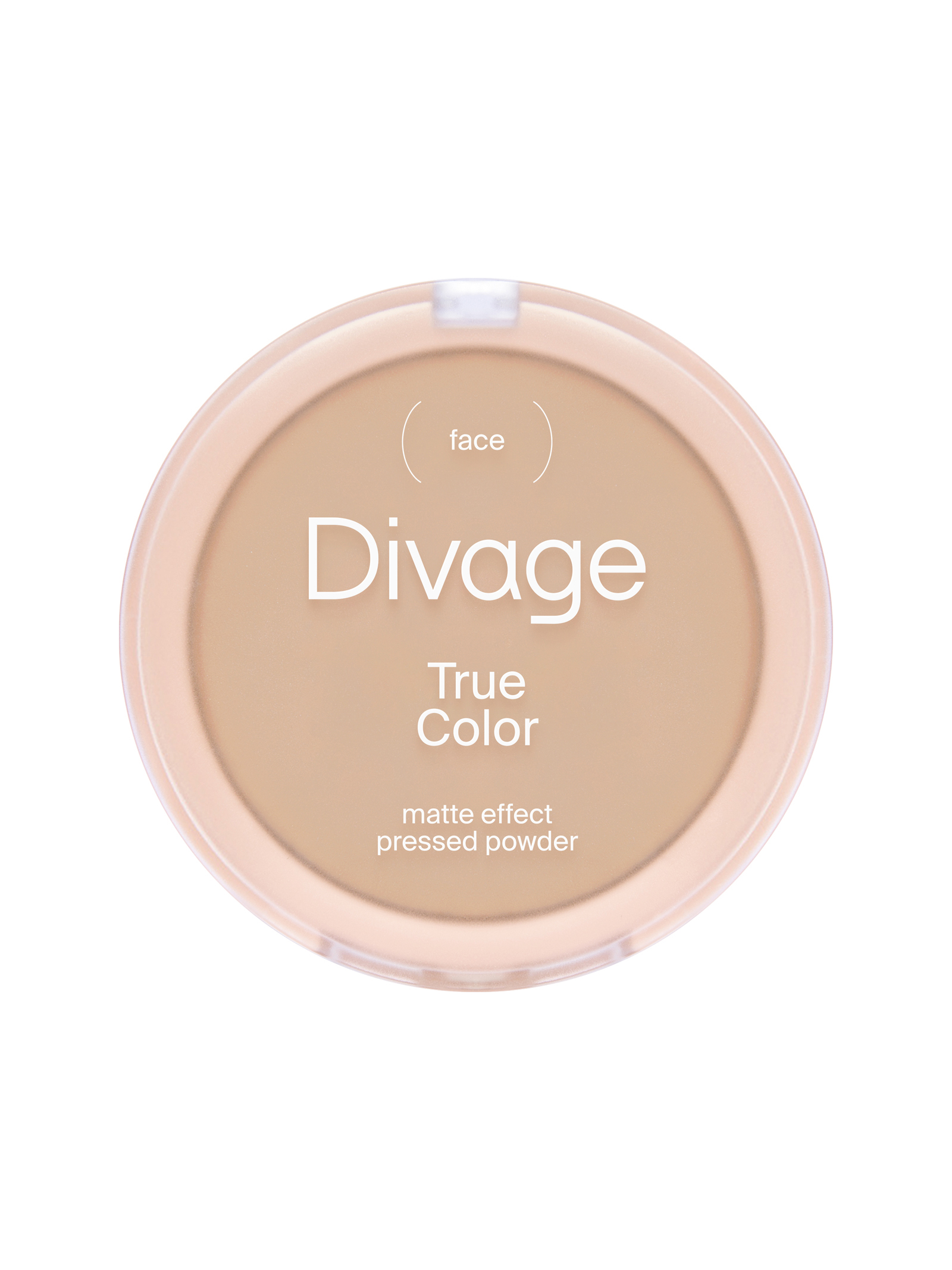 Divage Компактная пудра натурального цвета True Color Тон 04 песочный, sand