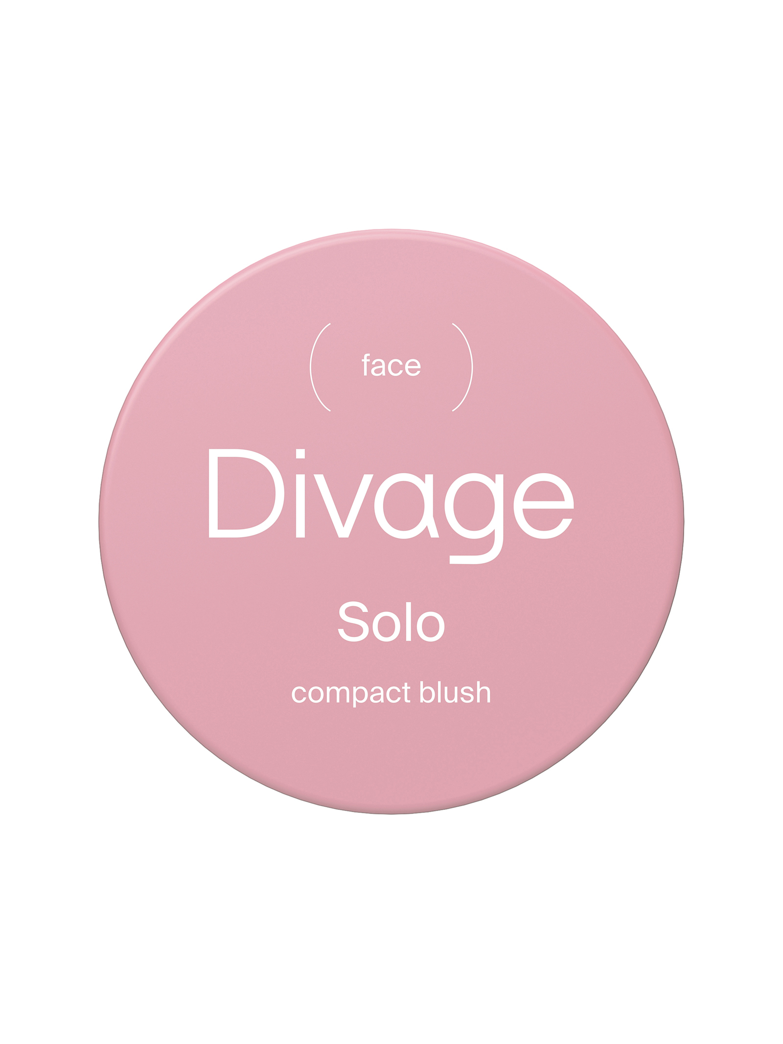 Румяна для лица Divage Solo Compact Blush, компактные, тон: 03 розовый сатин, 2г