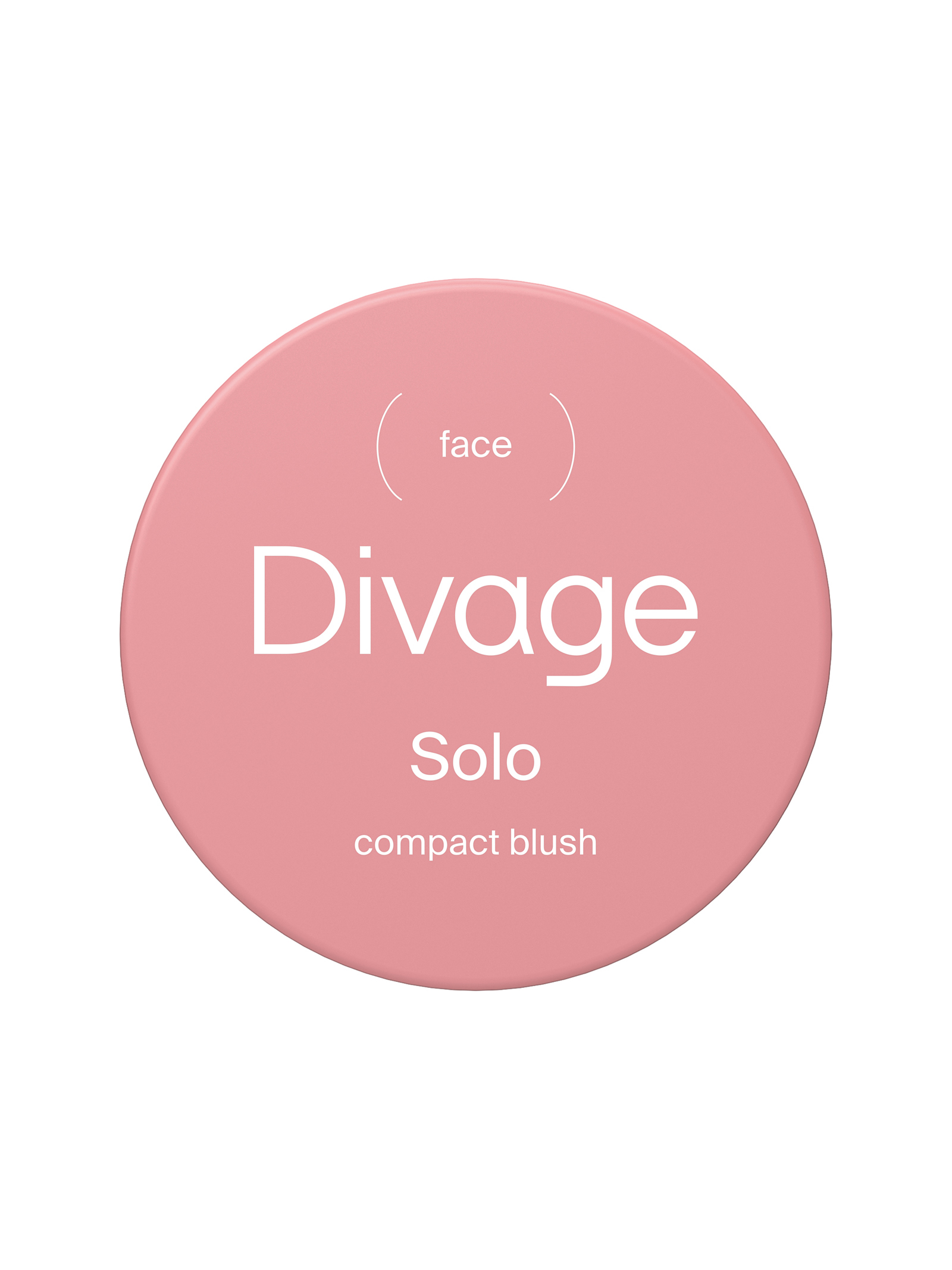 Румяна для лица Divage Solo Compact Blush, компактные, тон: 04 холодный розовый, 2г