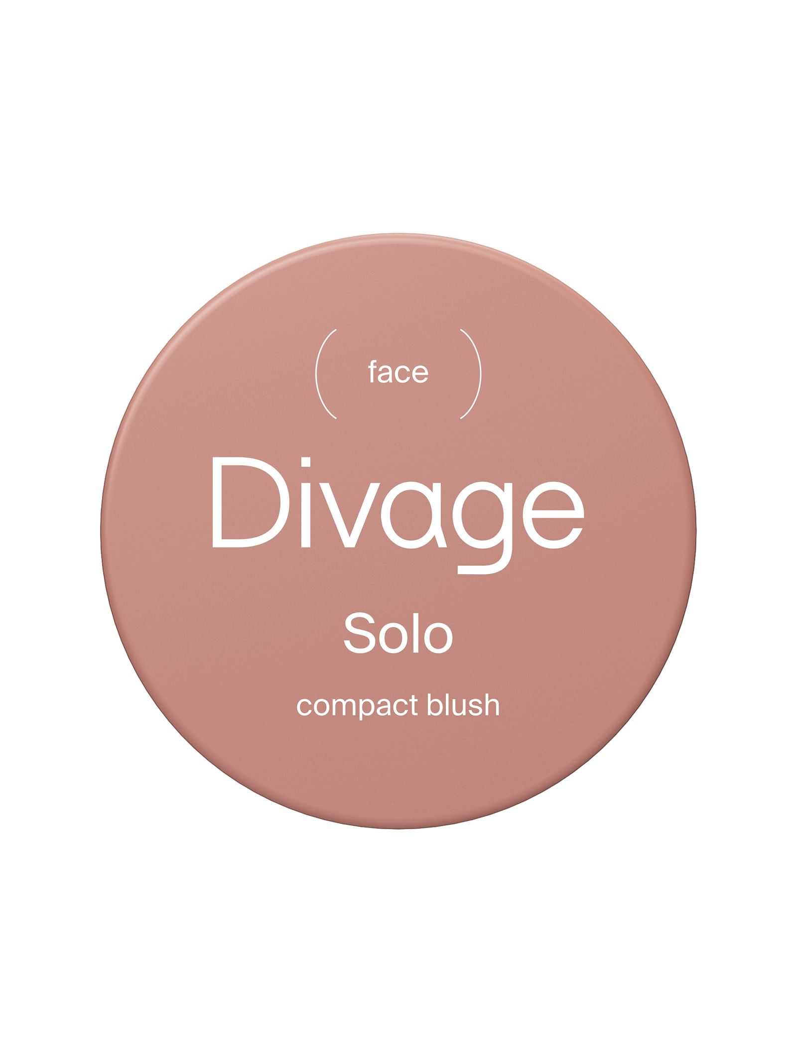 Румяна для лица Divage Solo Compact Blush, компактные, тон: 06 розовый тауп, 2г