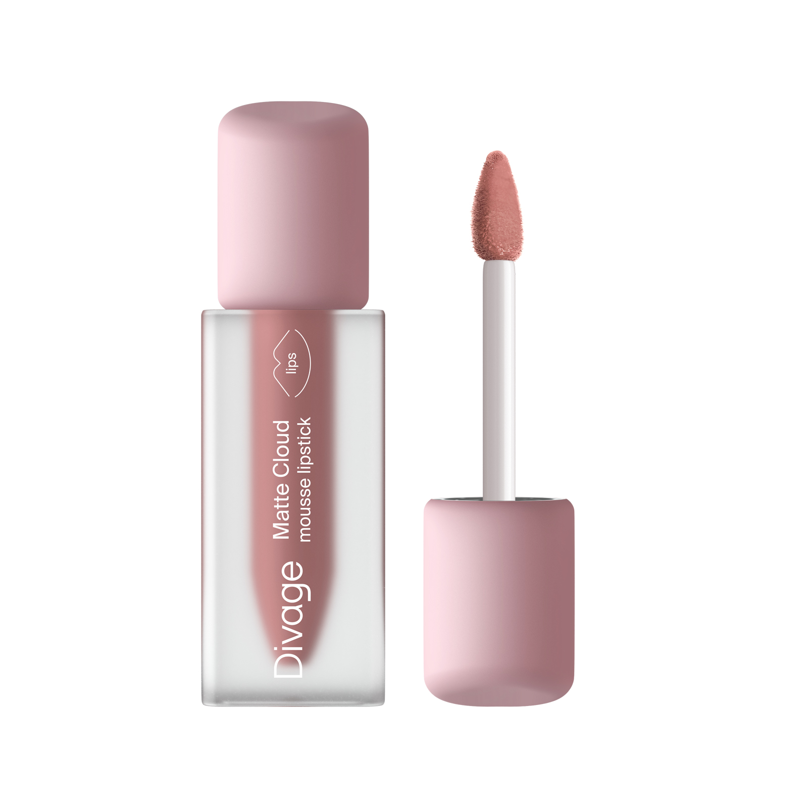 Помада для губ жидкая Divage Matte Cloud Liquid Lipstick Тон 01 персиковый