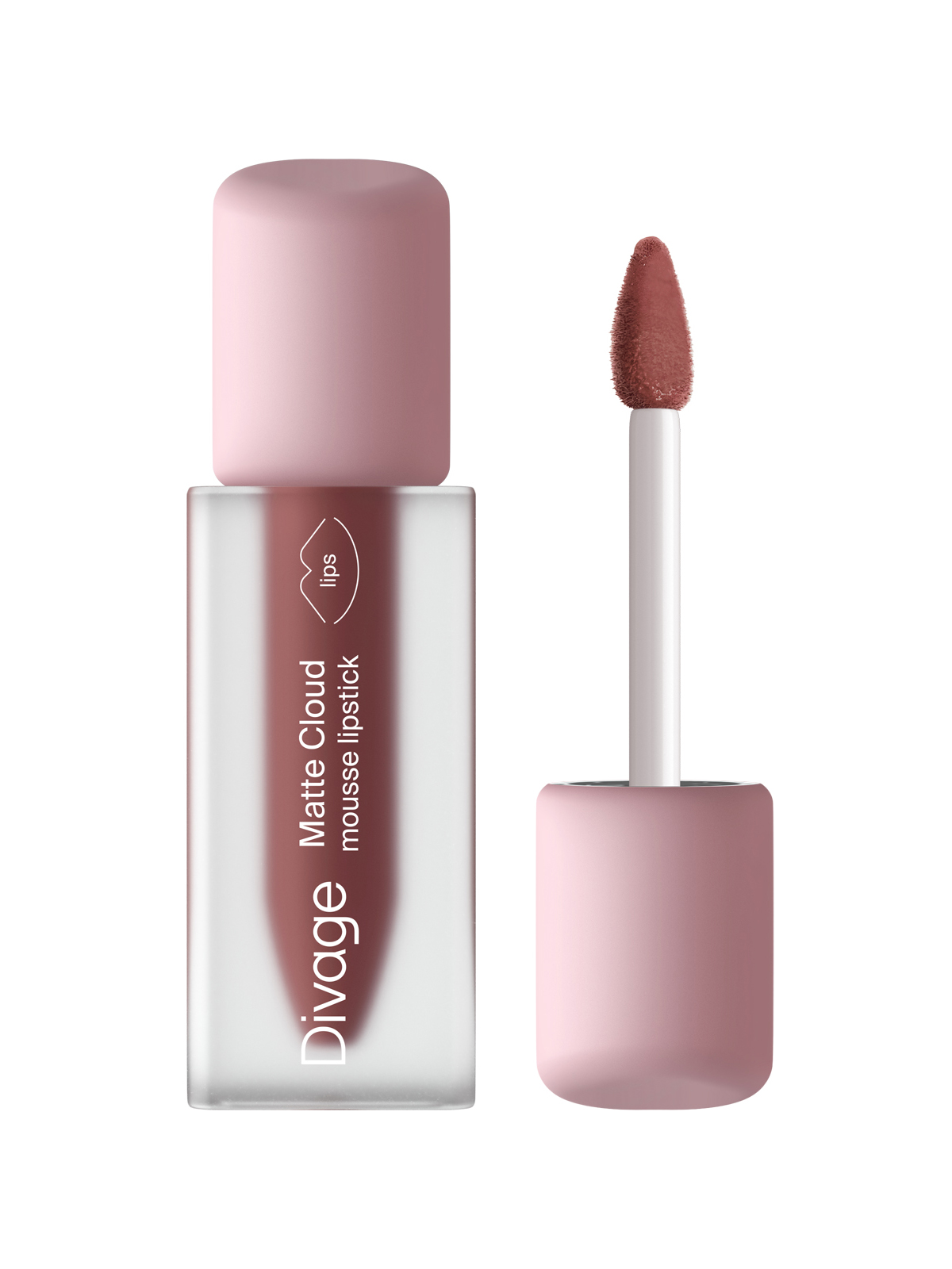Помада для губ Divage Matte Cloud Liquid Lipstick, жидкая, тон: 05 шоколадный, 3мл