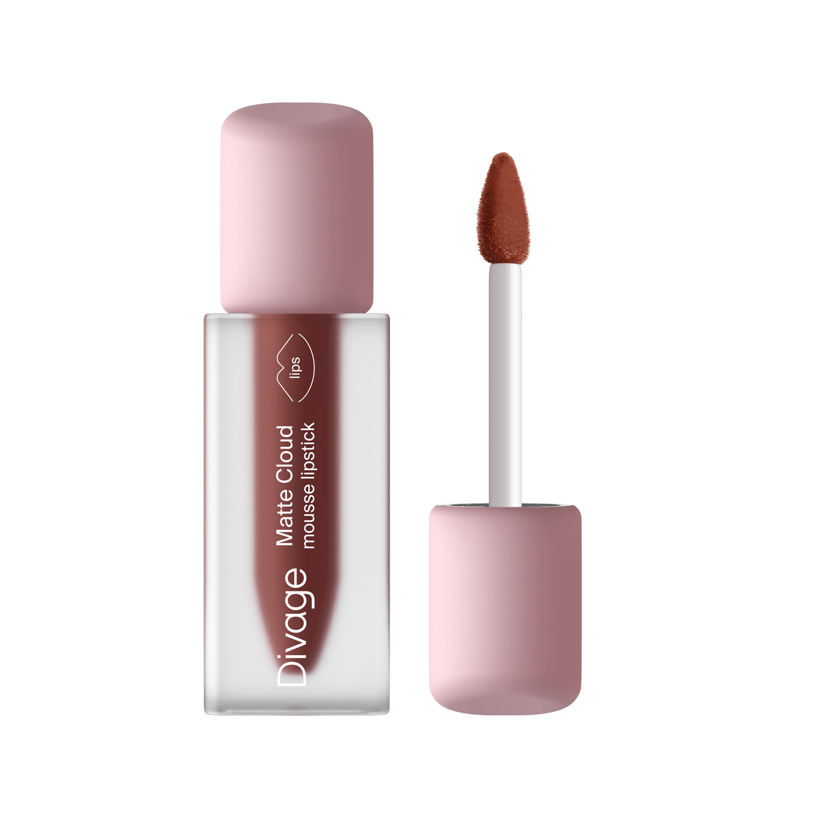 Помада для губ жидкая Divage Matte Cloud Liquid Lipstick Тон 08 гранатовый