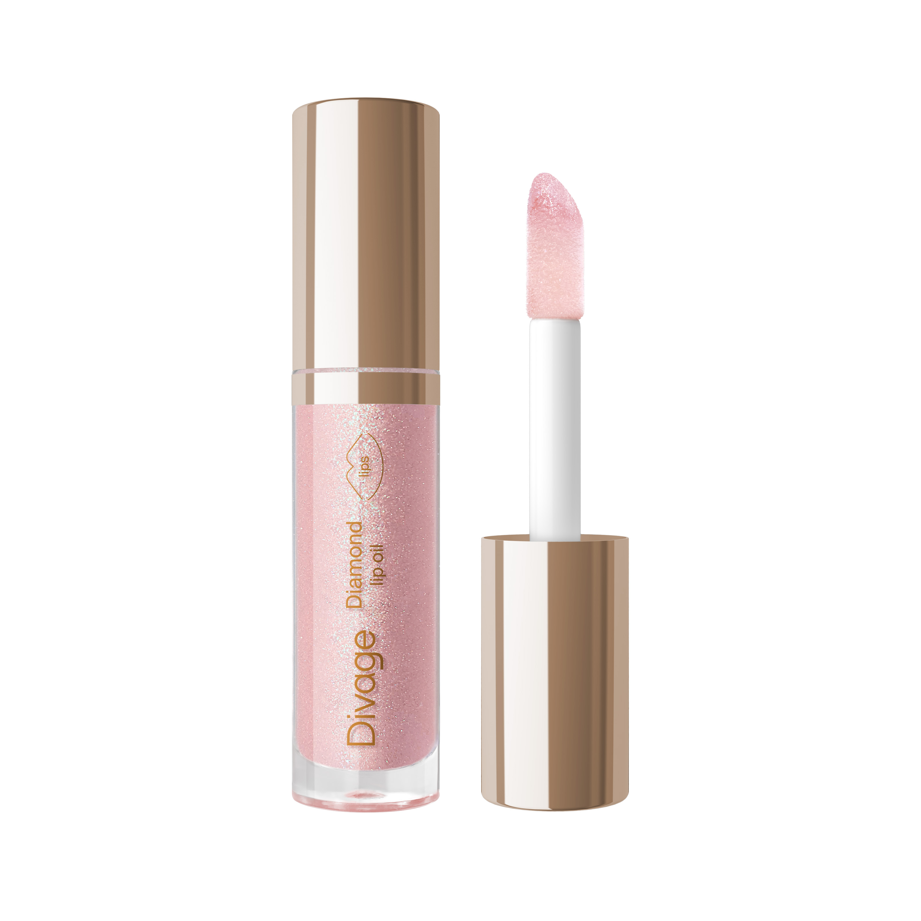 Divage Масло для губ бриллиантовое Diamond Lip Oil Тон 01 перламутровый
