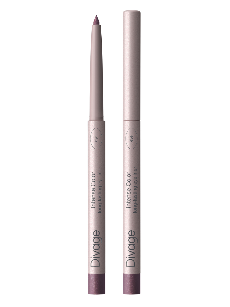 Карандаш для глаз Divage Intense Color, стойкий, автоматический, тон: 08 сияющий фиолетовый, 0.25г