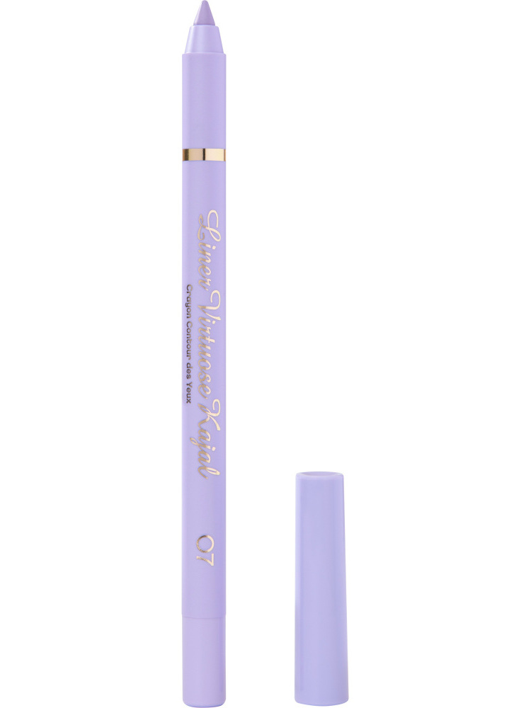Карандаш-каял для глаз Vivienne Sabo Liner Virtuose, устойчивый, гелевый, тон: 07 лавандовый, 1.1 г