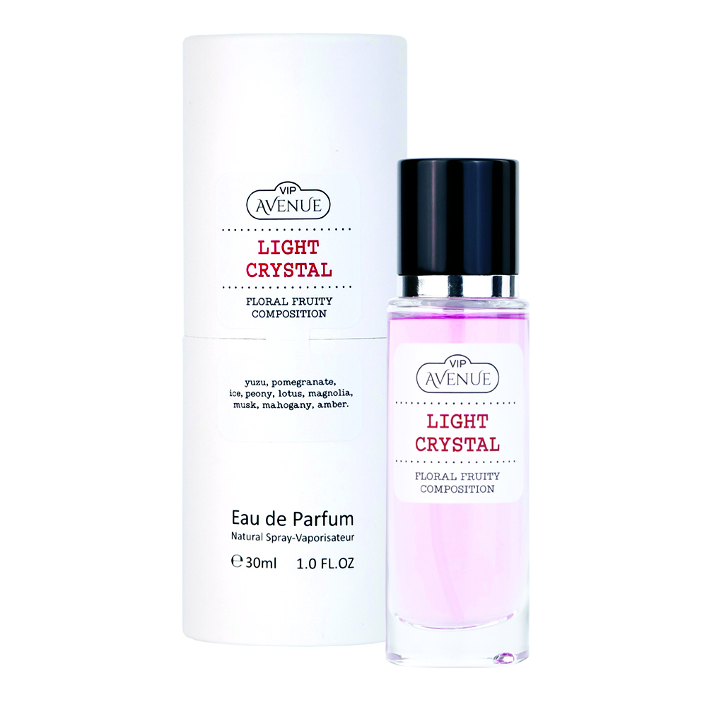 Парфюмерная вода женская Delta Parfum Vip Avenue Light Crystal, 30мл