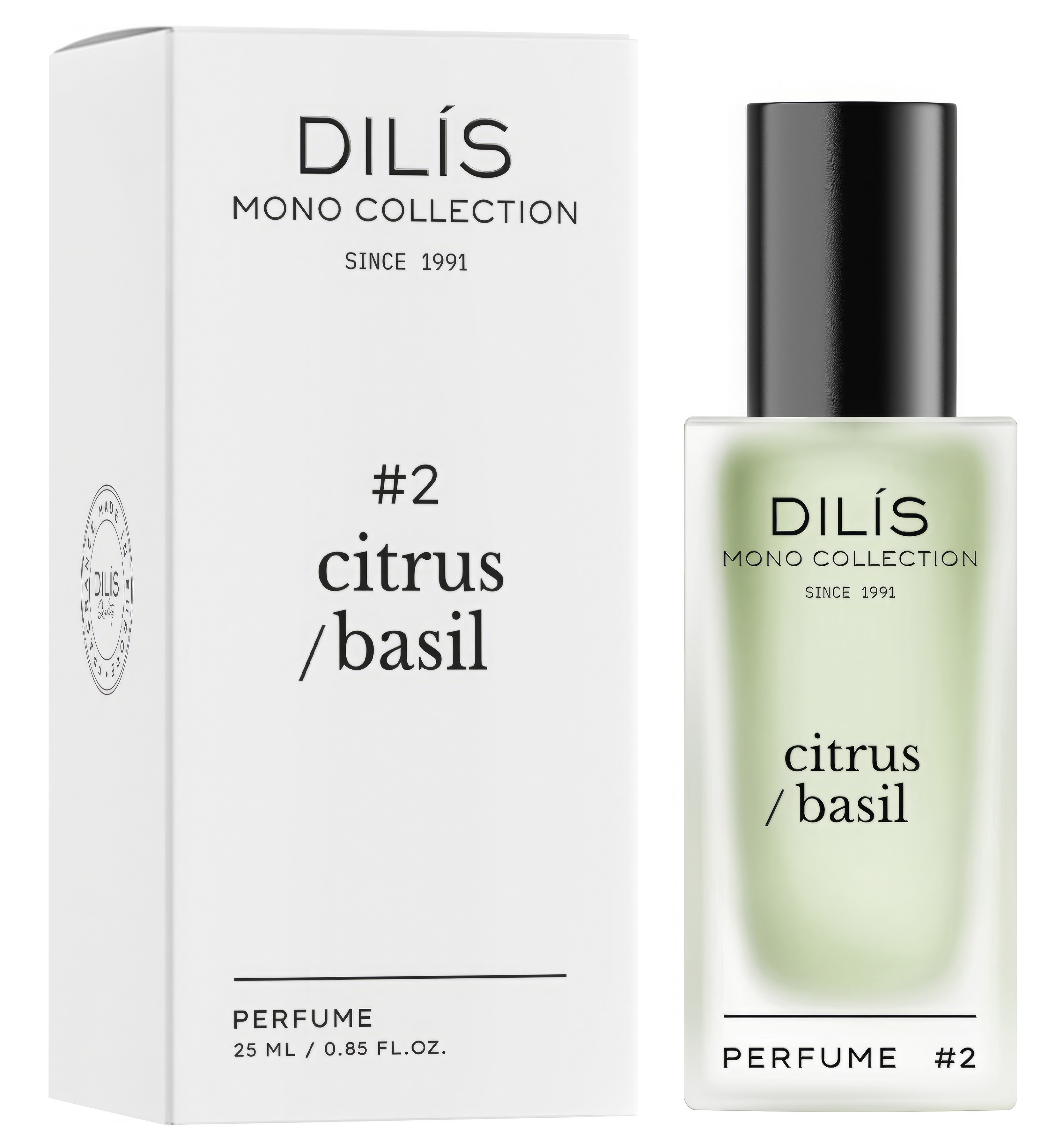 Духи для женщин Dilis Mono Collection Citrus Basil, 25 мл
