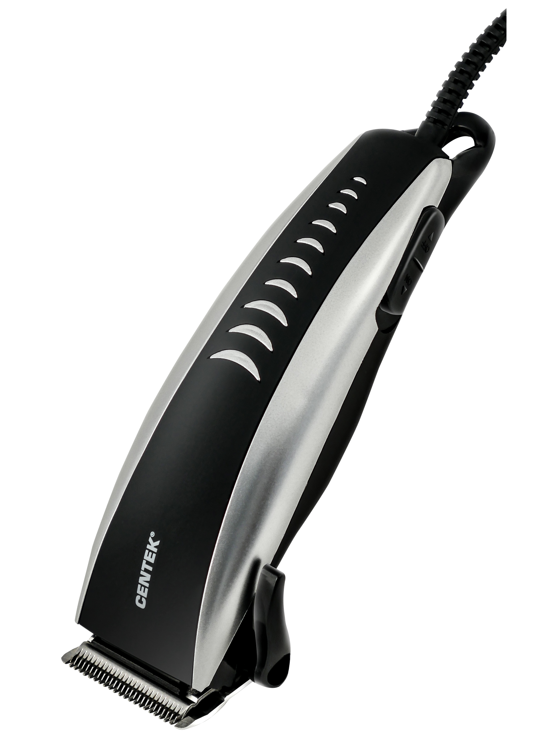 Машинка для стрижки Centek, 10 Вт, 4 насадки, черный