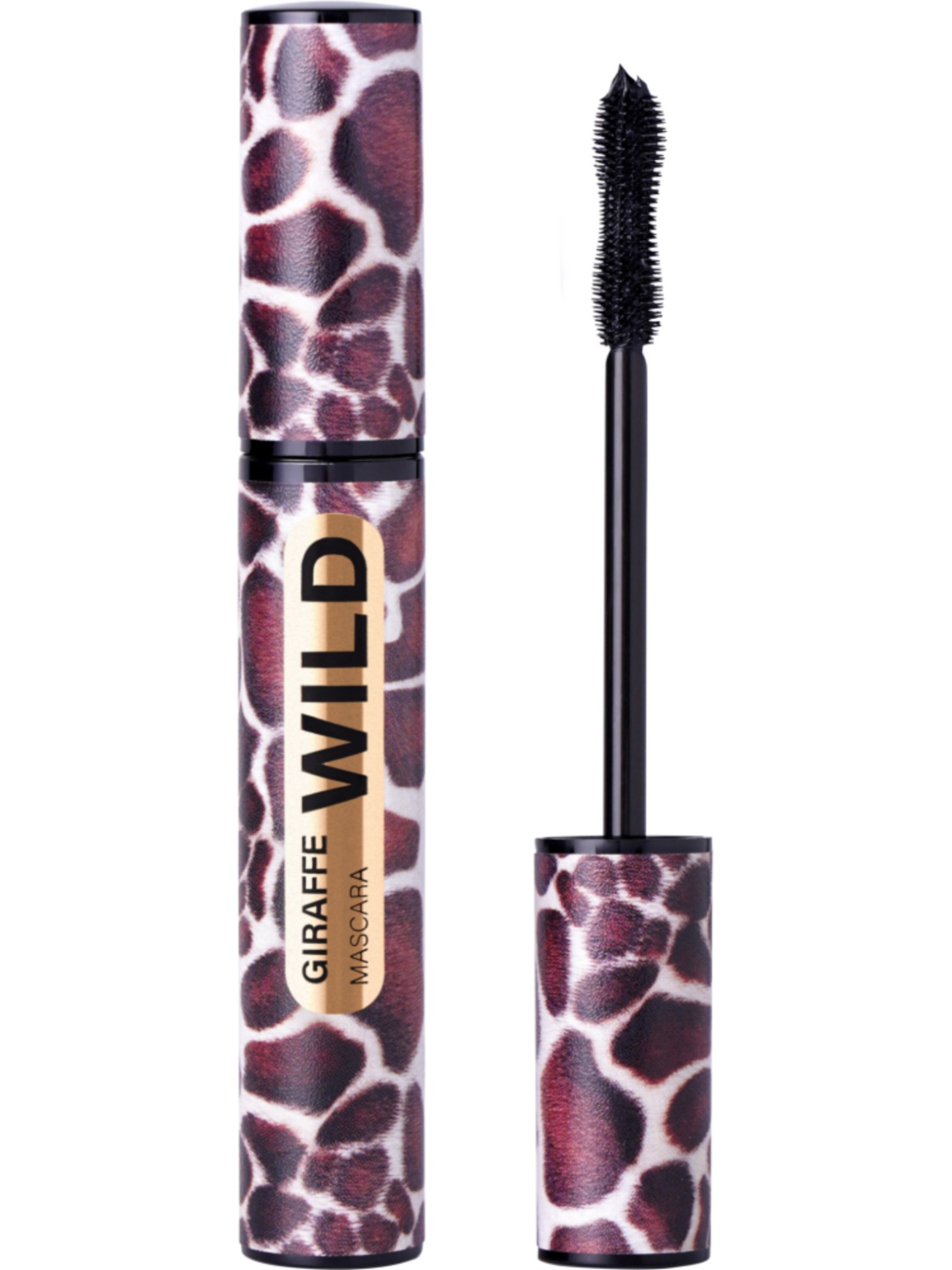 Тушь для ресниц Stellary Wild Giraffe black черная удлиняющая, разделение ресниц, 12мл