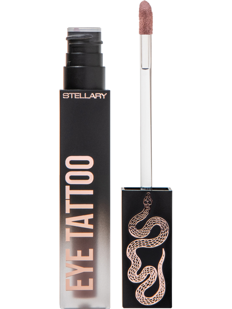 Тени жидкие для век Stellary Eye Tattoo, матовые, тон: 02 дымчато-розовый, 4мл