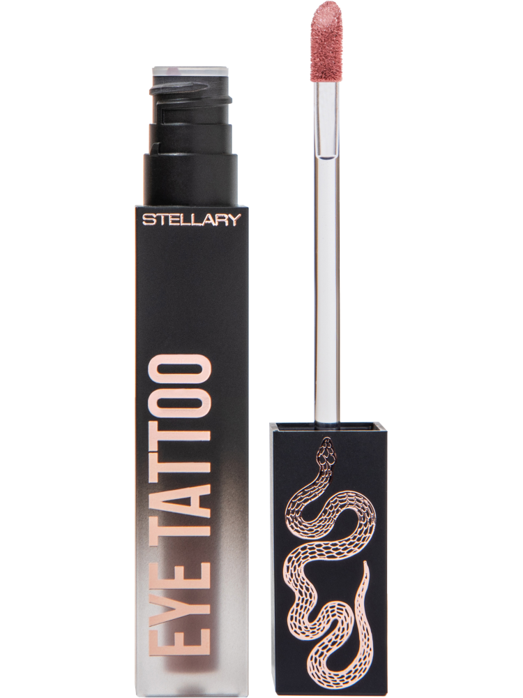 Тени жидкие для век Stellary Eye Tattoo, с шиммером, тон: 03 холодно-розовый, 4мл