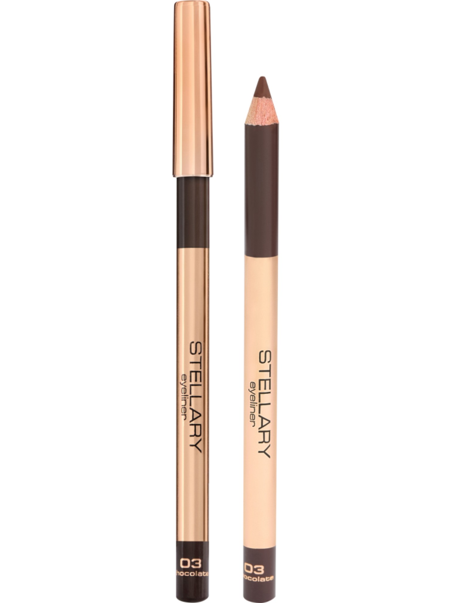 Карандаш для глаз Stellary Eyeliner, тон: 03 chocolate, 1.35г