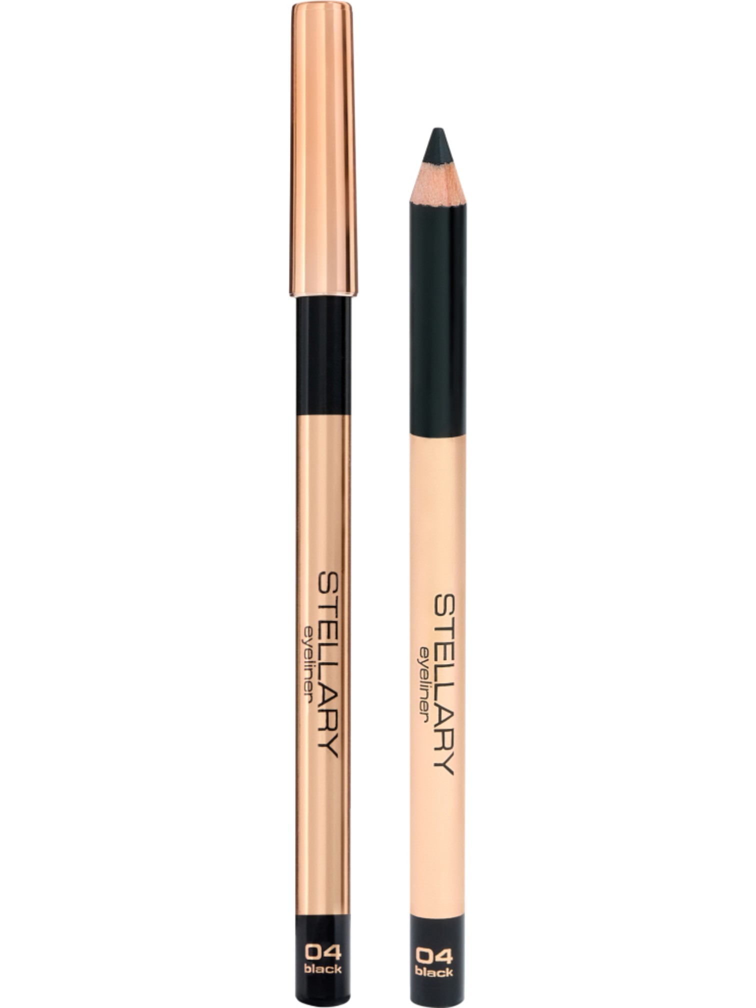 Карандаш для глаз Stellary Eyeliner, тон: 04 черный, 1.35г