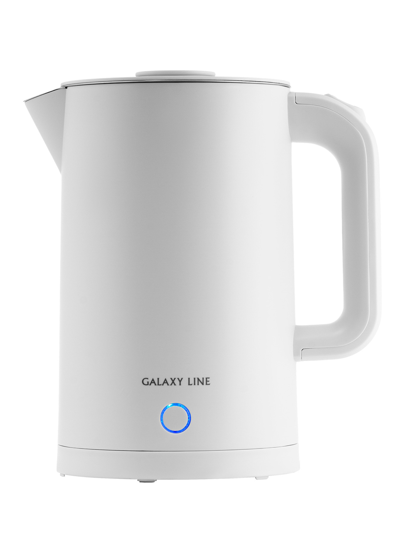 Чайник электрический Galaxy Line, двойной корпус, 1.7 л, белый