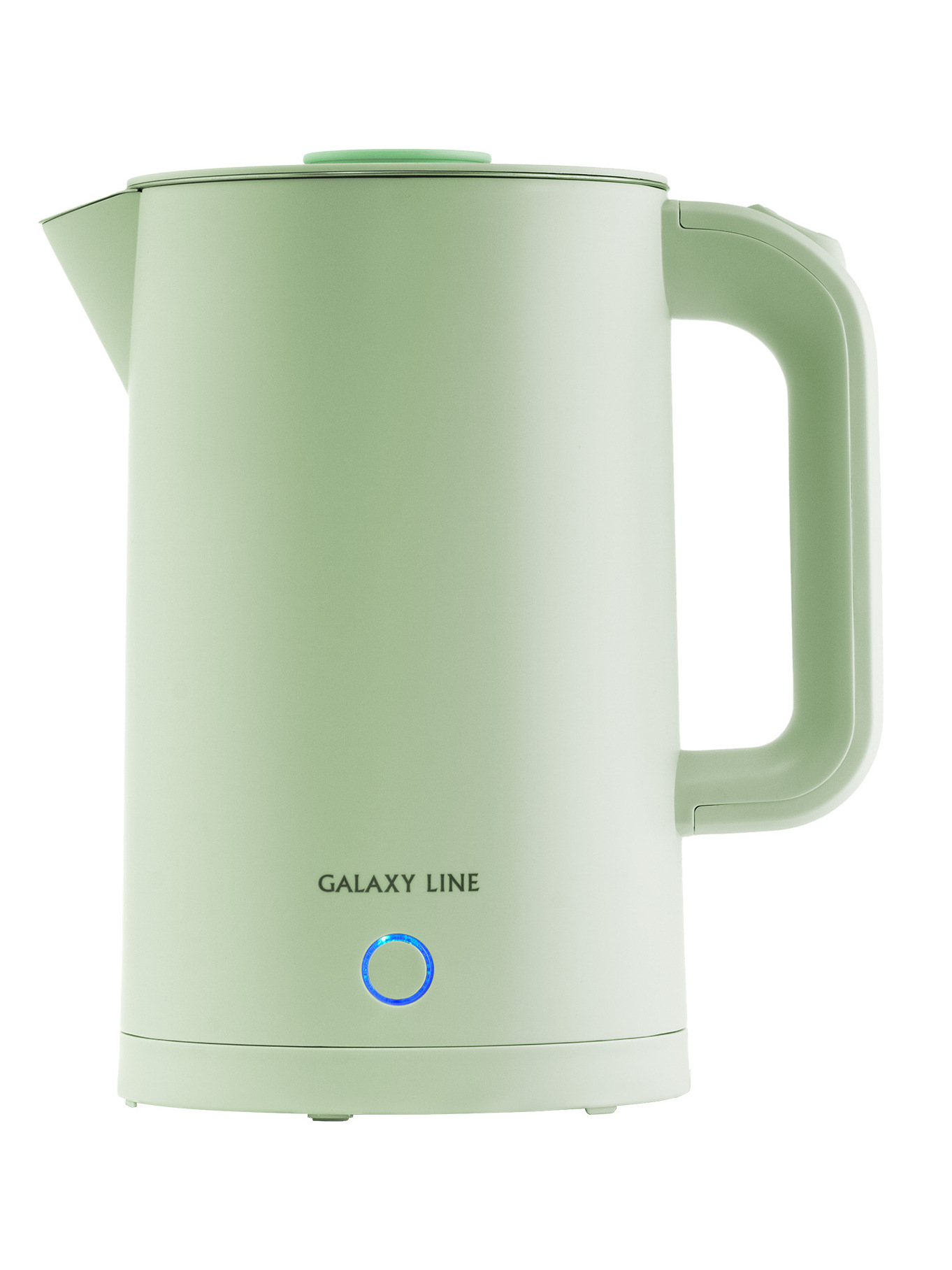 Чайник электрический Galaxy Line, двойной корпус, 1.7 л, фисташковый