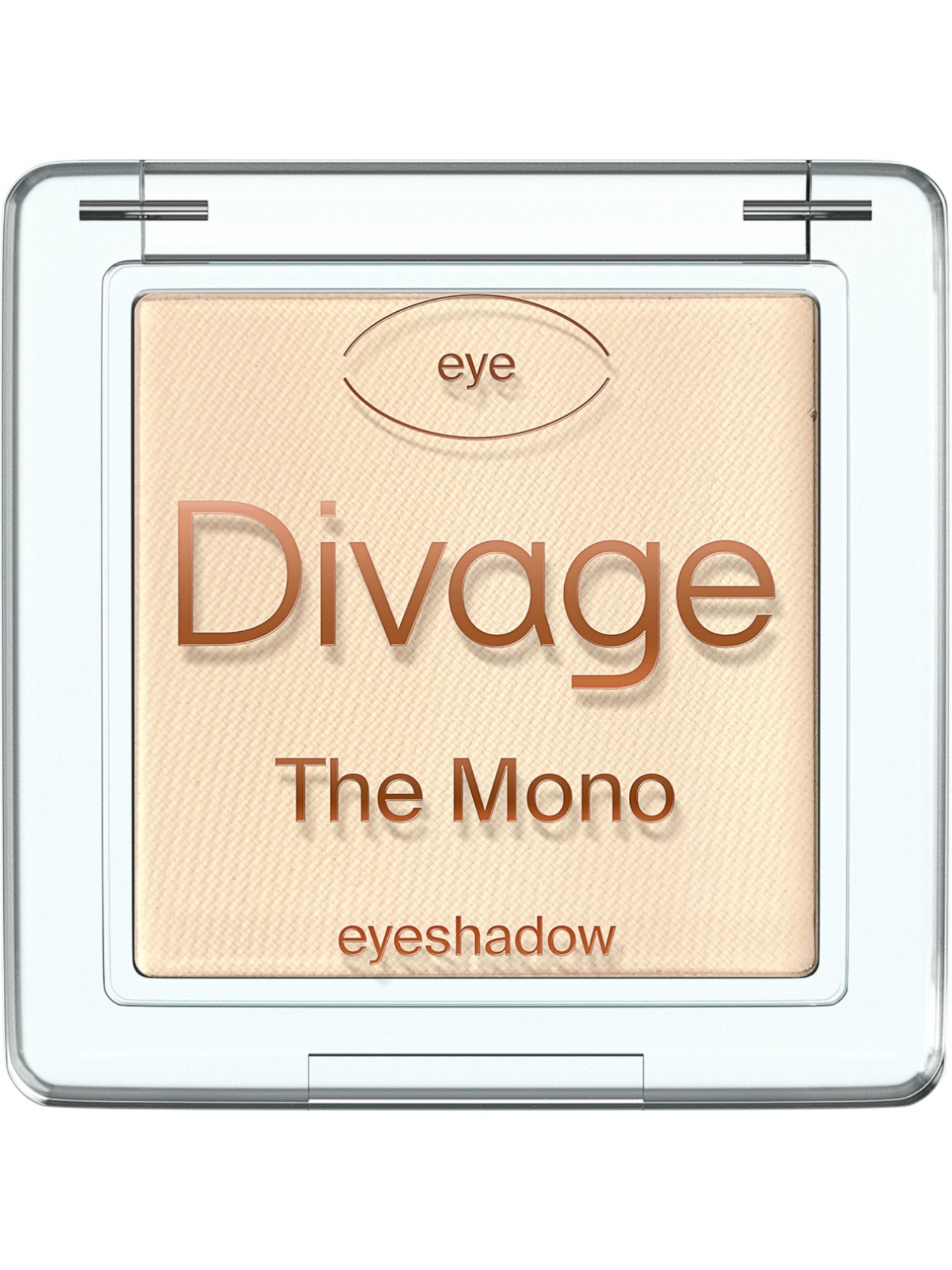 Тени для век Divage The Mono, тон: 07 молочный, 4г