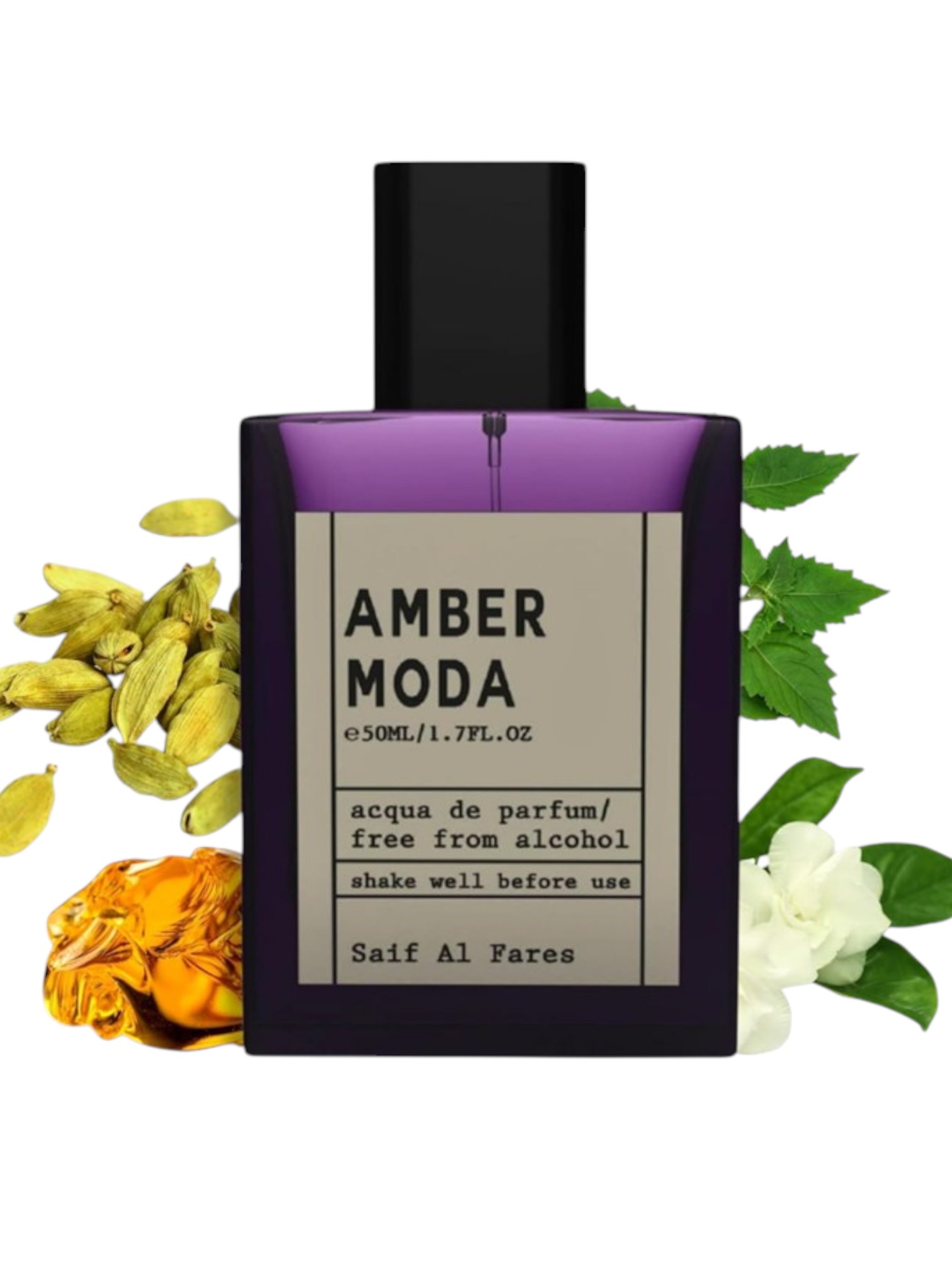 Эмульсия парфюмерная увлажняющая Saif Al Fares Amber Moda unisex, 50мл