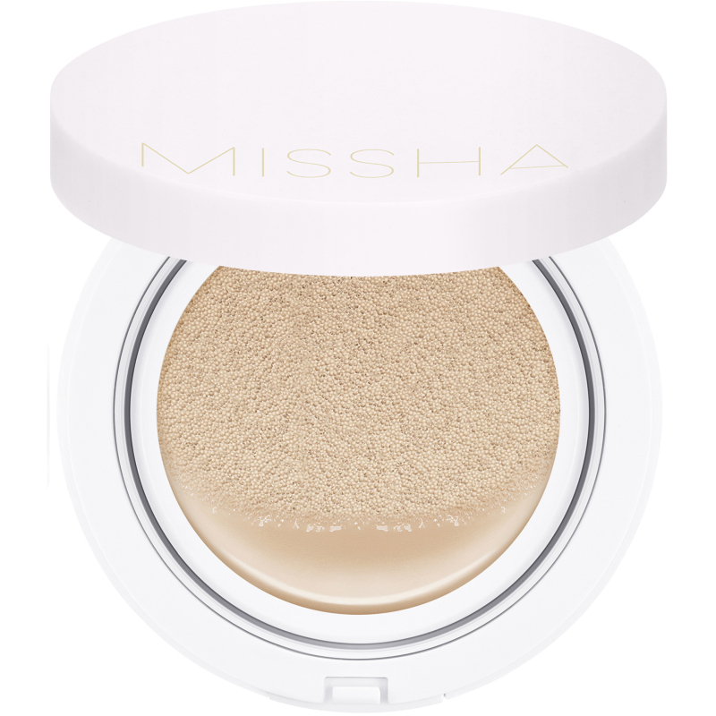 Тональный кушон Missha Magic Cushion Cover Lasting, с устойчивым покрытием, тон: 21 нейтральный светло-бежевый, 15г