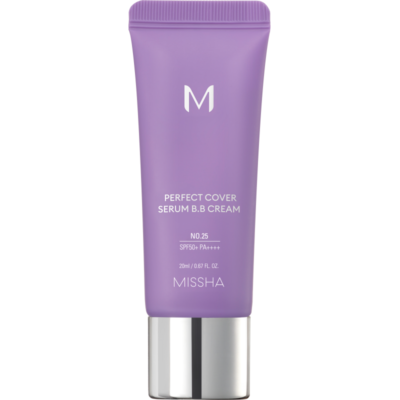 Тональный BB крем Missha М Perfect Cover Serum, с антивозрастной сывороткой, SPF 50, тон: 25 теплый бежевый, 20мл