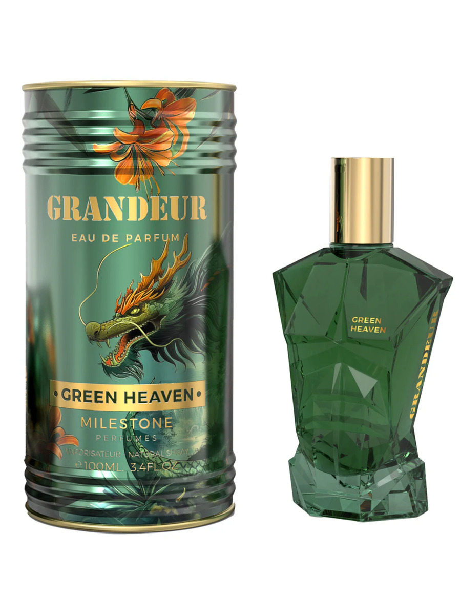 Парфюмерная вода мужская Milestone Grandeur Грин Хэвэн (Green Heaven), 100мл