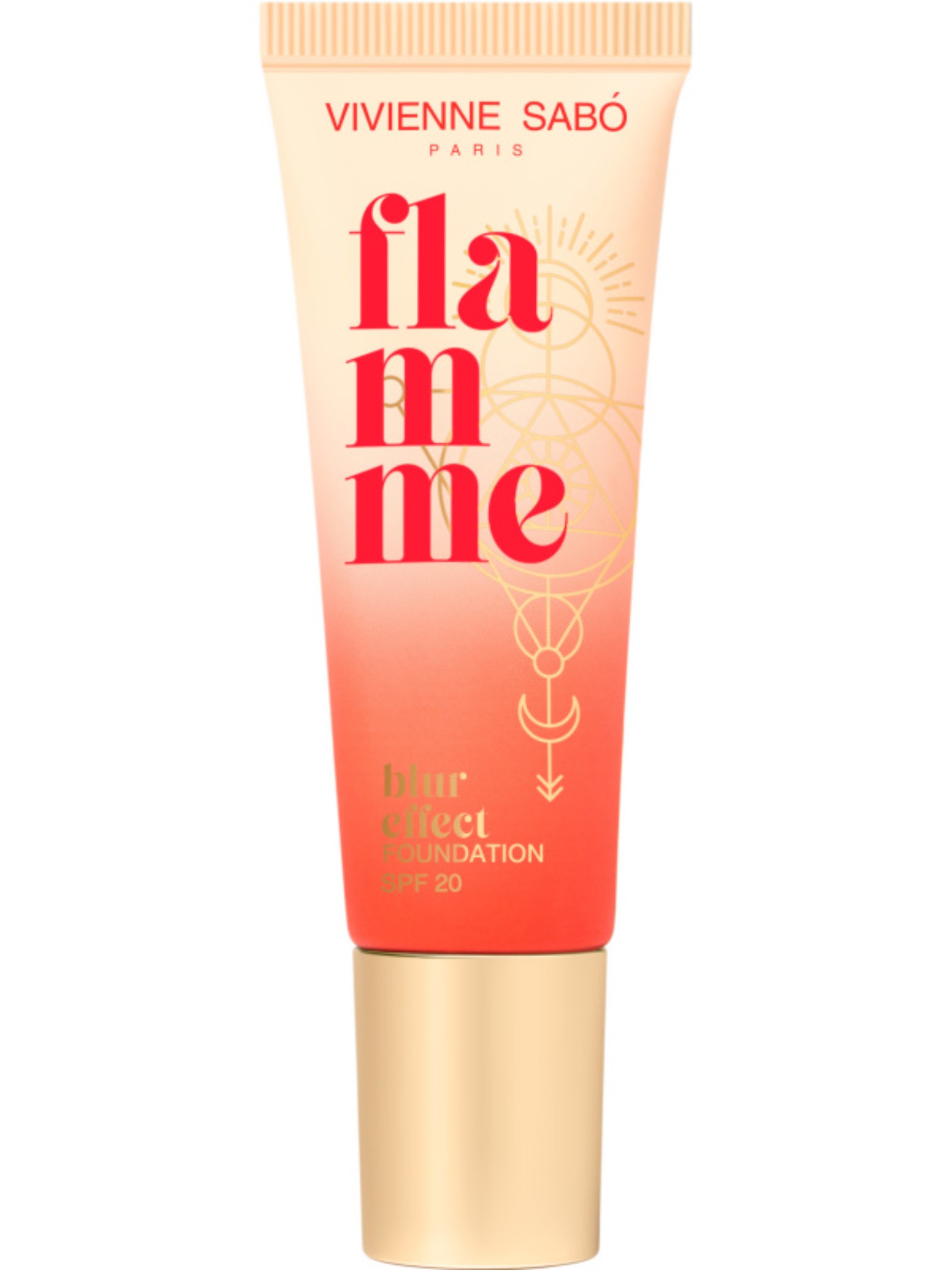 Тональный крем Vivienne Sabo Flamme, SPF 20, тон: 01 слоновая кость, 23мл