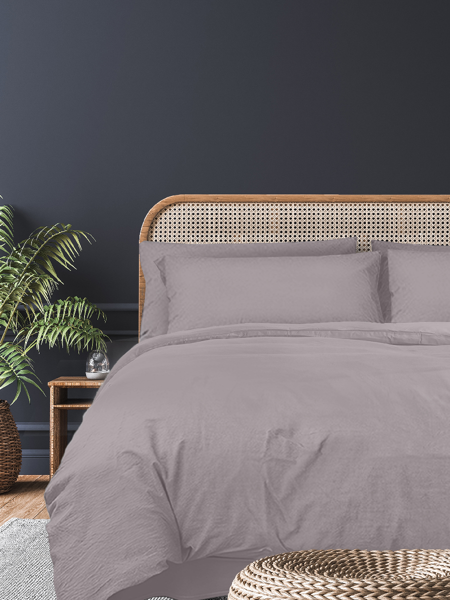 Комплект постельного белья Livadia Stonewash Грей, 2-спальное, полисатин, наволочка: 50х70см