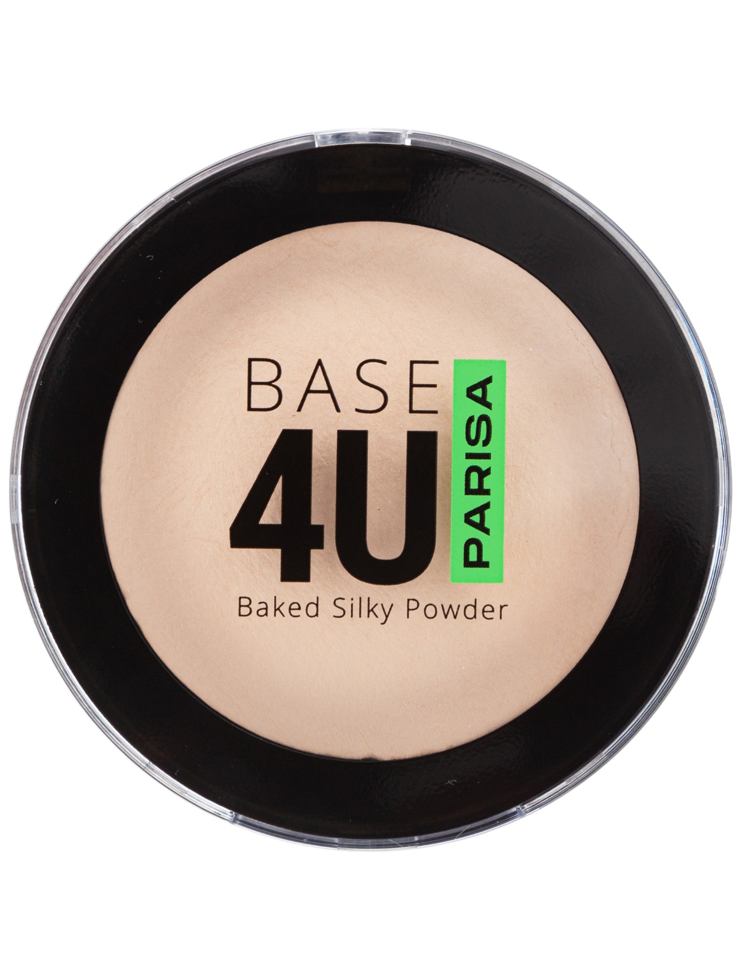 Пудра для лица запеченная Parisa Base 4U, тон: 02 Ivory, 13г