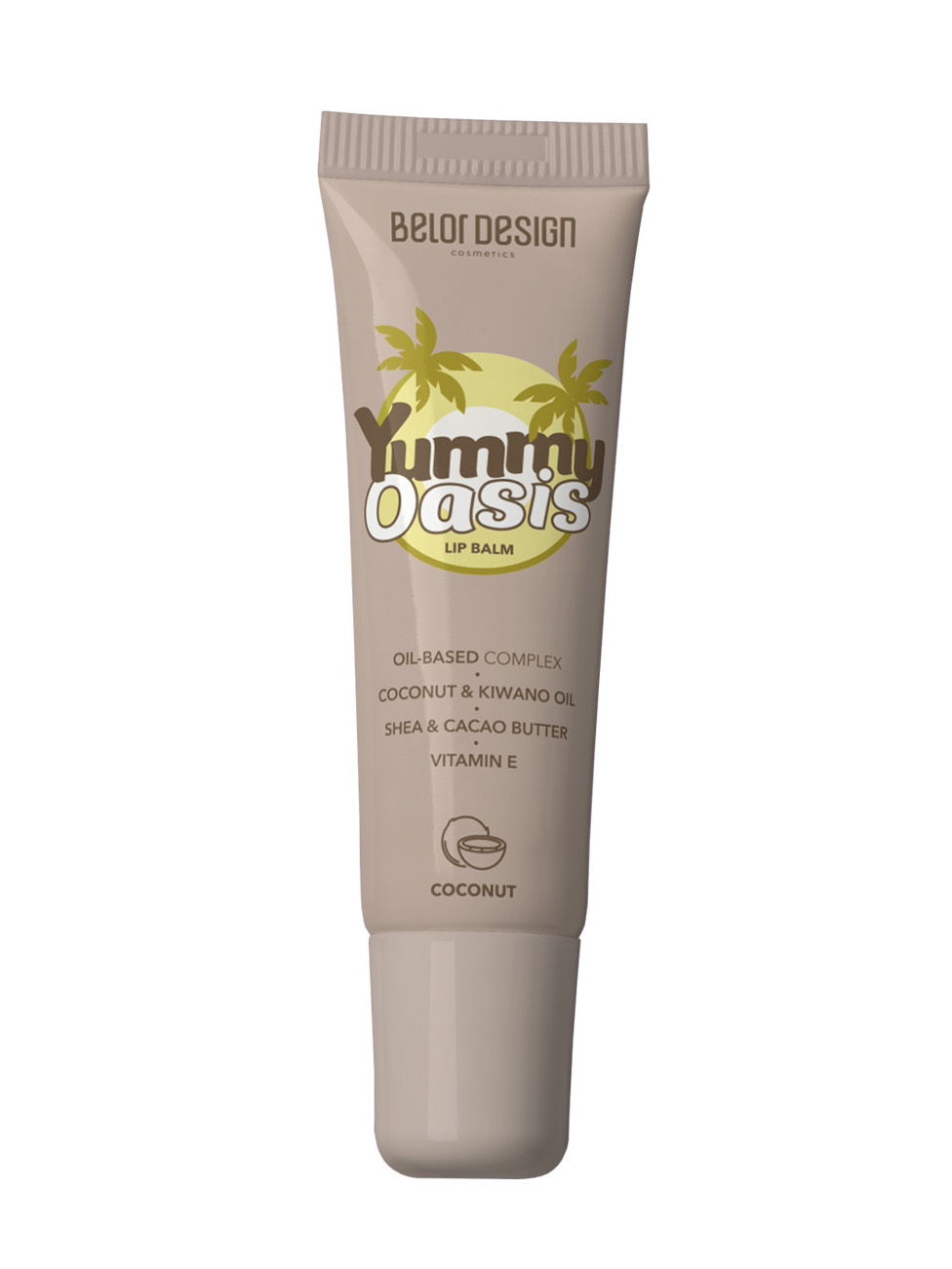 Бальзам для губ Belor Design Yummy Oasis Coconut кокосовый