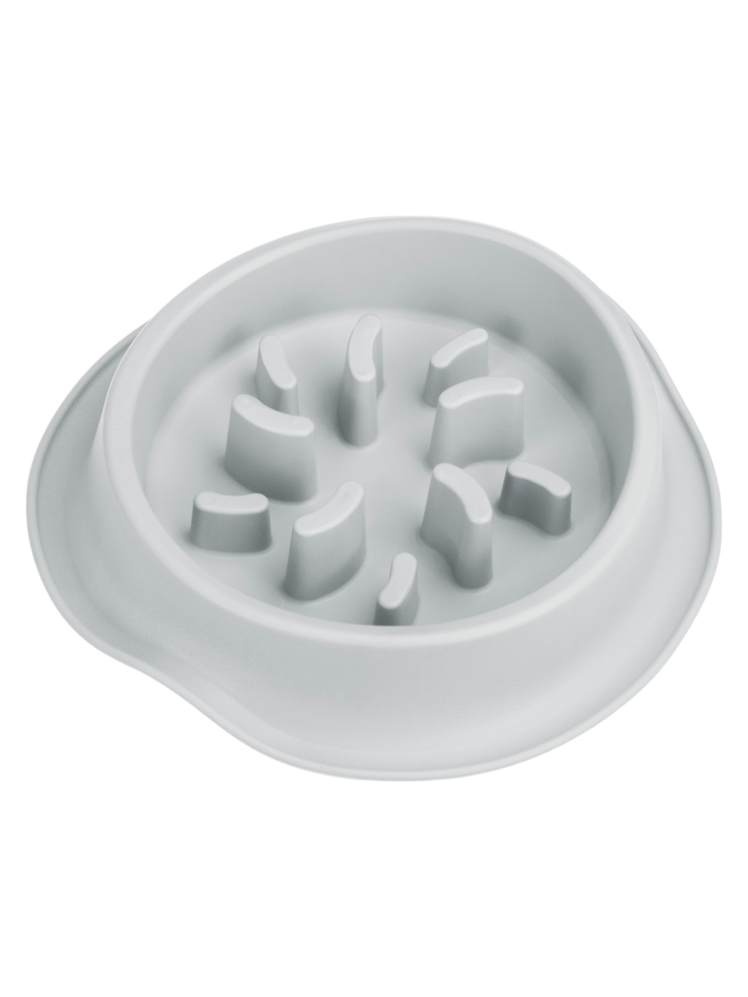 Миска для медленного кормления животных Idea, 450мл, М, 23x23x6, смоки
