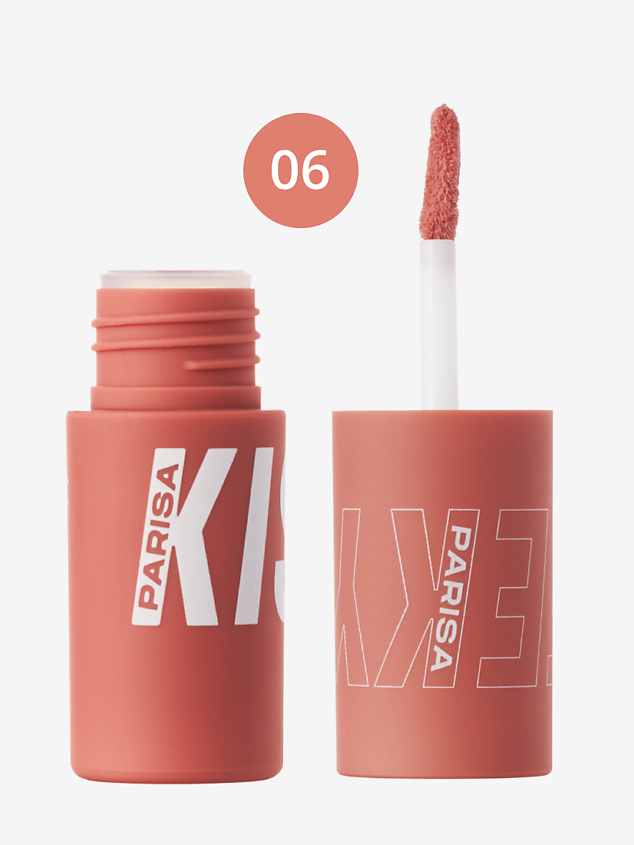 Румяна для макияжа лица и губ Parisa Cheeky Kisses, жидкие, тон: 06 Rosey Taupe, 3.5мл