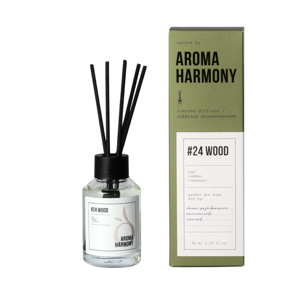 Диффузор ароматический Aroma Harmony N24 Wood, 60мл