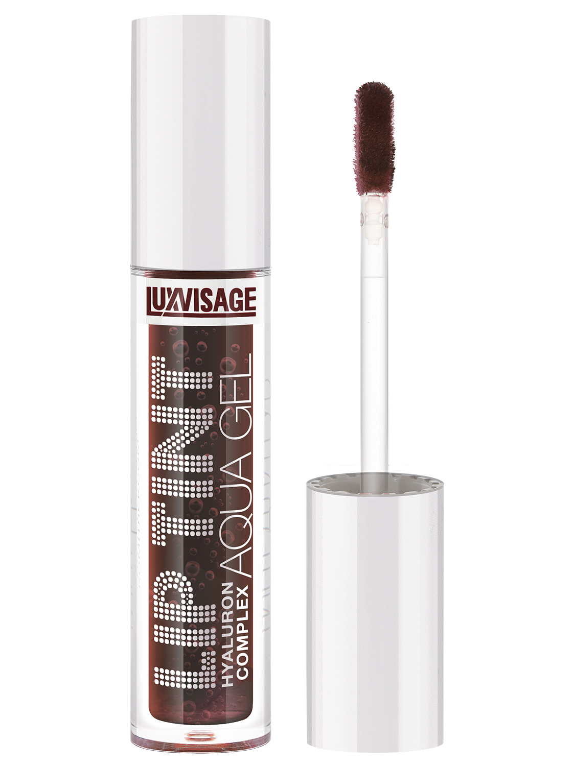 Тинт для губ Luxvisage Aqua Gel, с гиалуроновым комплексом, тон: 08 Truffle, 3.4г