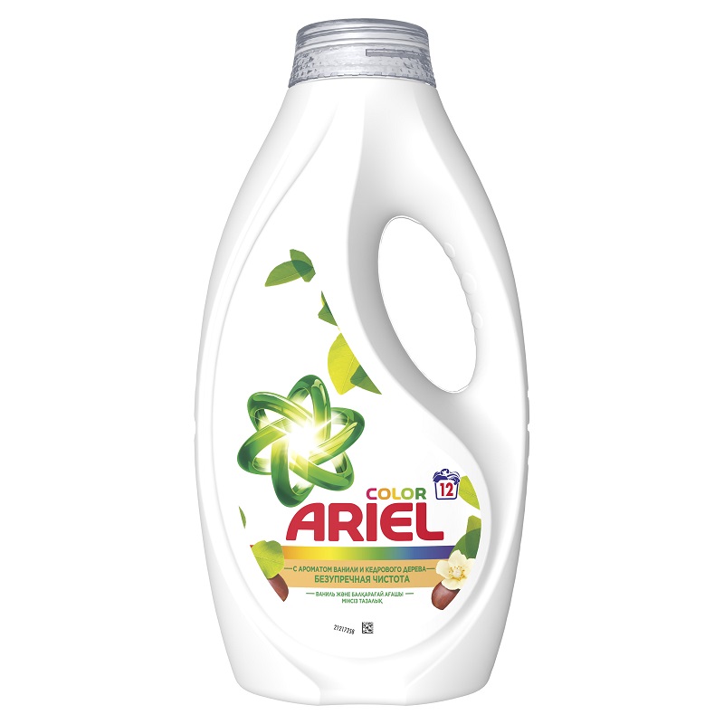 Гель для стирки Ariel Цвет (Color), с ароматом ванили и кедрового дерева, 12 стирок, 780мл