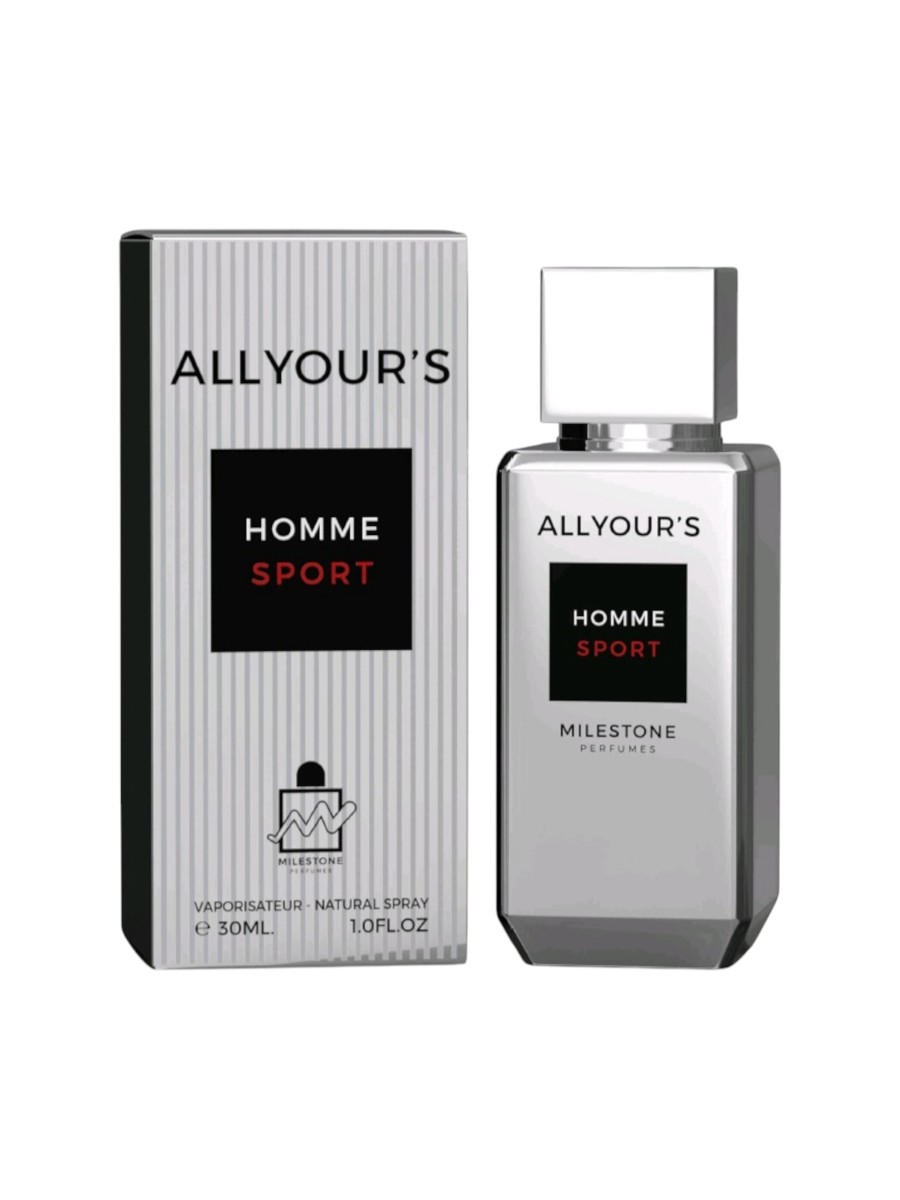 Парфюмерная вода для мужчин Milestone All your's homme sport, 35 мл