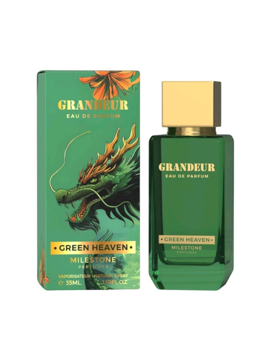 Парфюмерная вода для мужчин Milestone Grandeur green heaven, 35 мл