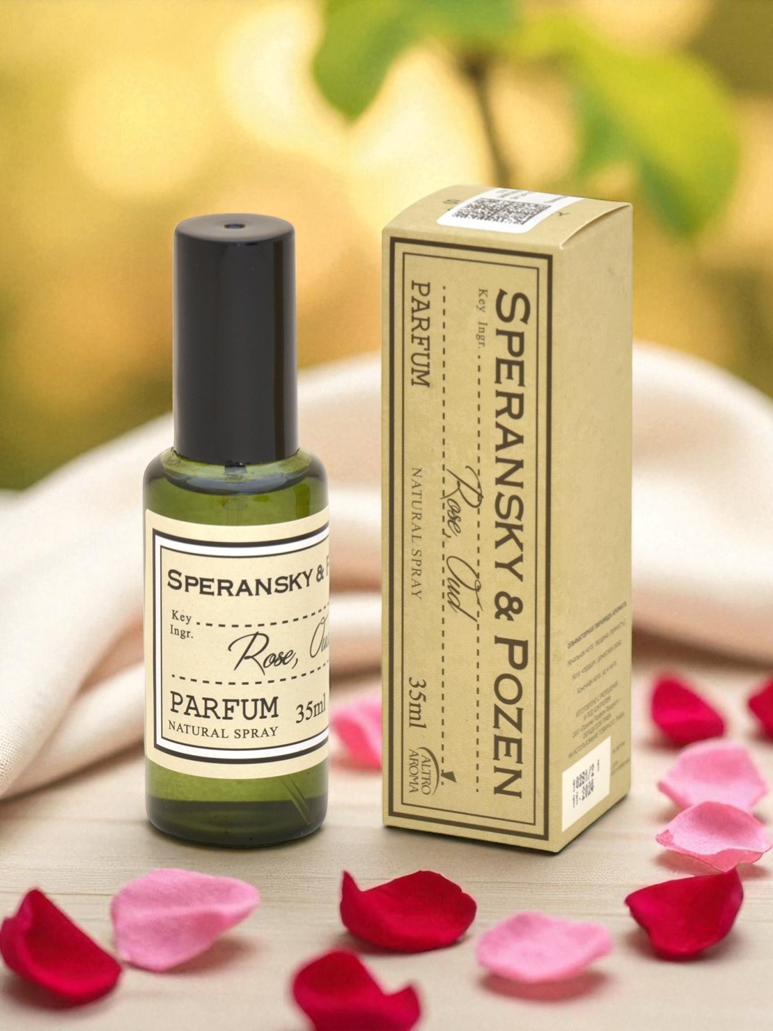 Духи унисекс Speransky&Pozen Rose, Oud, 35 мл