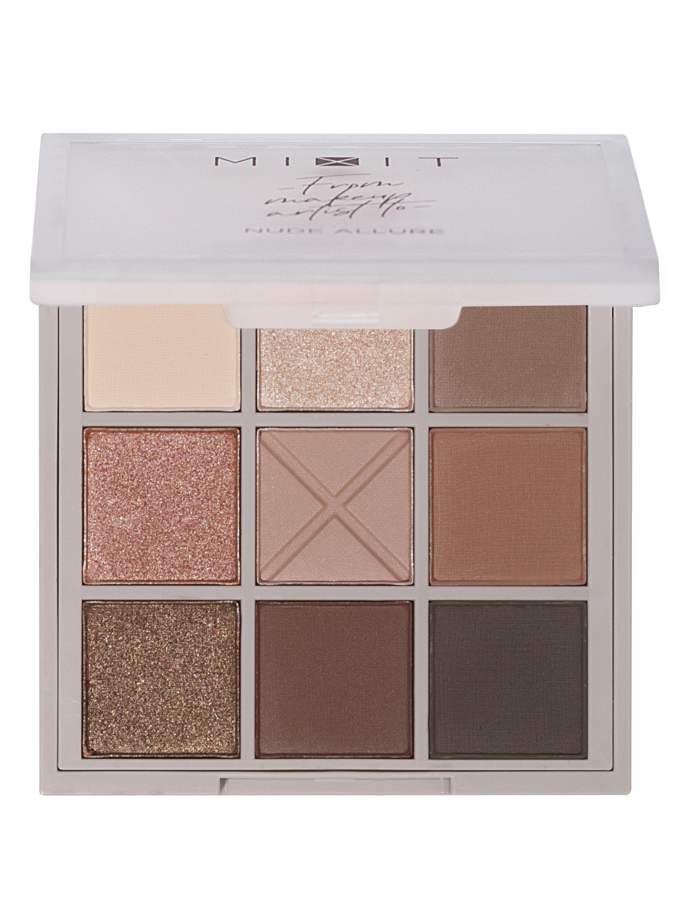 Палетка теней для век Mixit Make Up Nude Allure, 10г