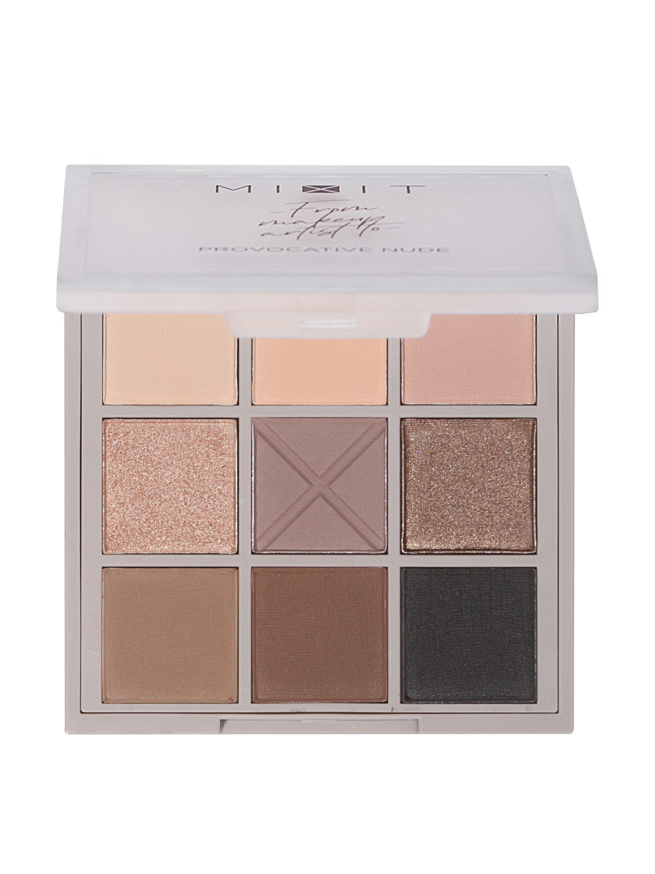 Палетка теней для век Mixit  Make Up Provocative Nude, 10г