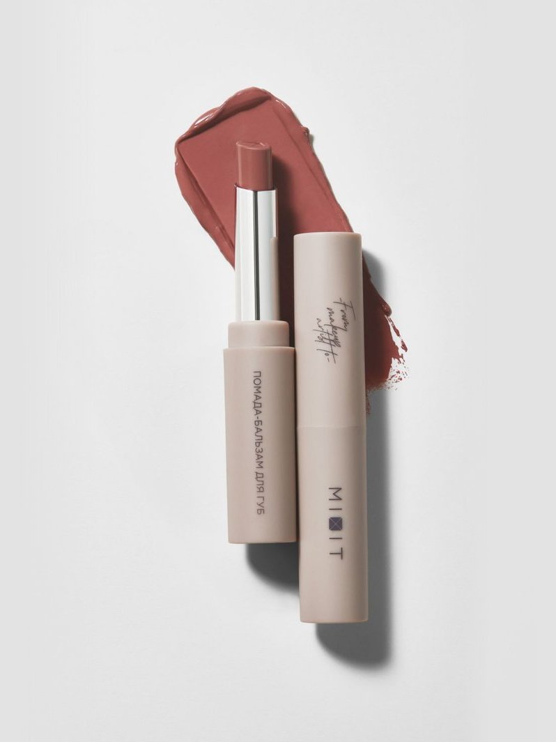 Помада-бальзам для губ Mixit Make Up, тон: 03 розовый нюд, 1.5 г