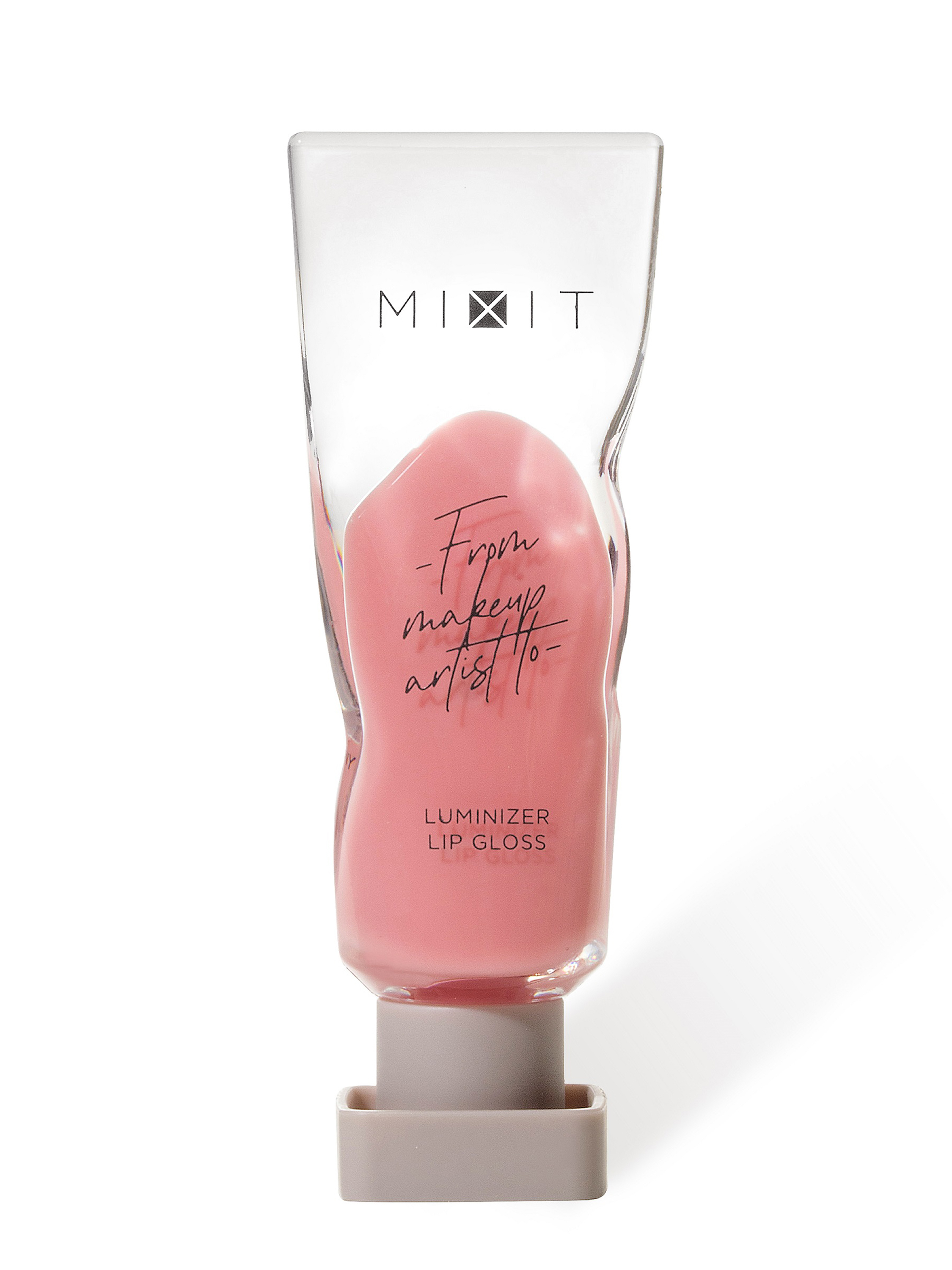 Блеск для губ Mixit Make Up Luminizer, тон: 02 magic elixir (пудровый розовый), 4г