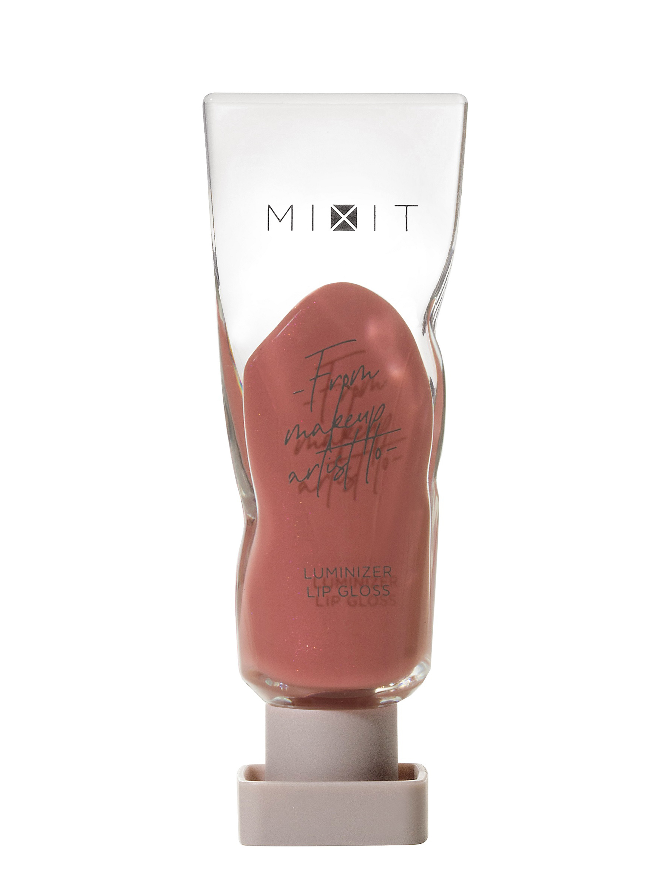 Блеск для губ Mixit Make Up Luminizer, тон: 04 moon symphony (коричнево-розовый), 4г