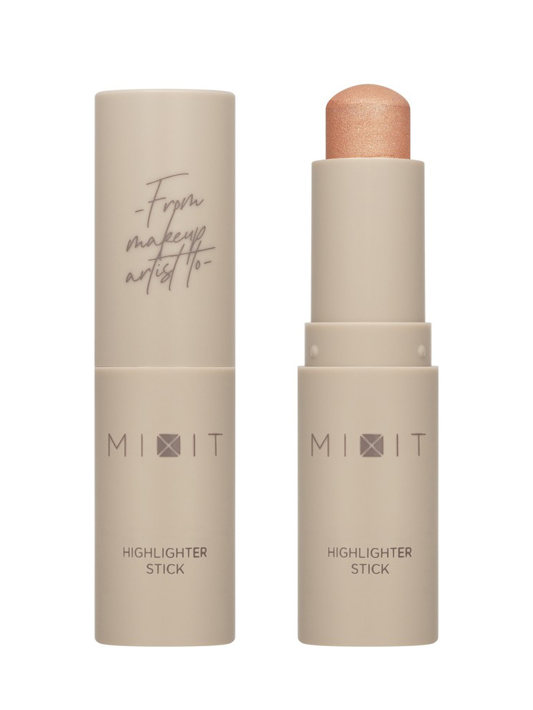 Хайлайтер в стике Mixit Make Up Highlighter Stick, тон: 02 solar (розовато-бронзовый), 5.2г